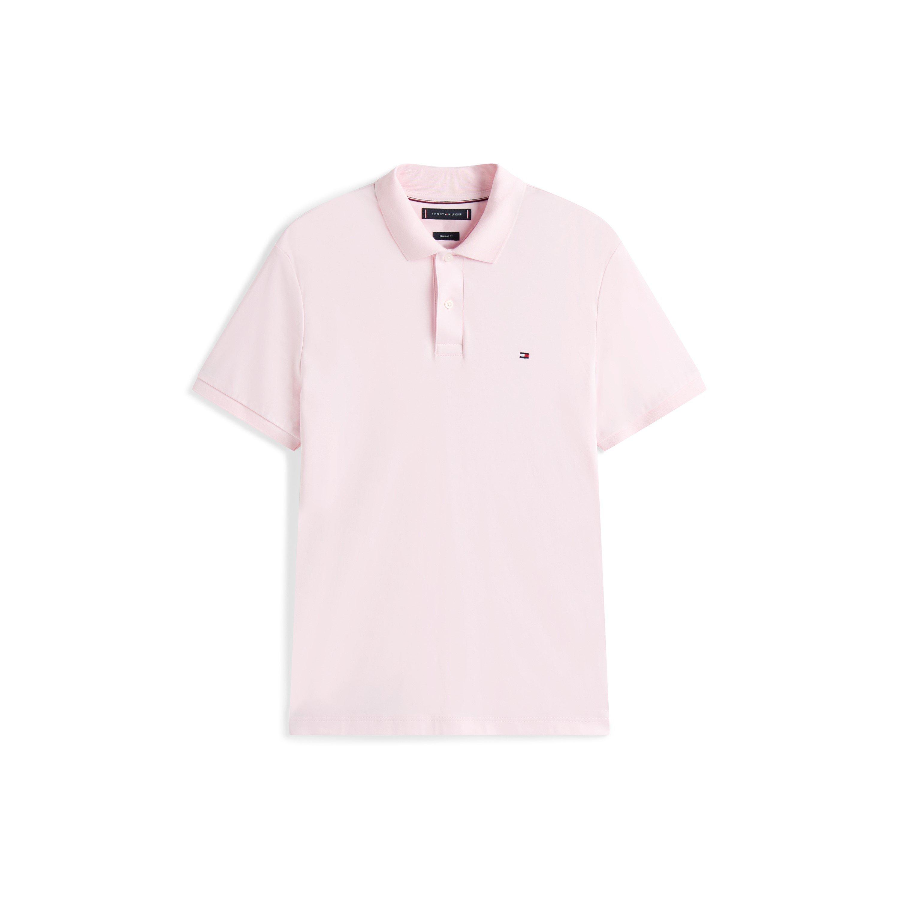 Tommy Hilfiger Men's Interlock Short Sleeve Polo Shirt - Pink Lily Tpb - 2XL