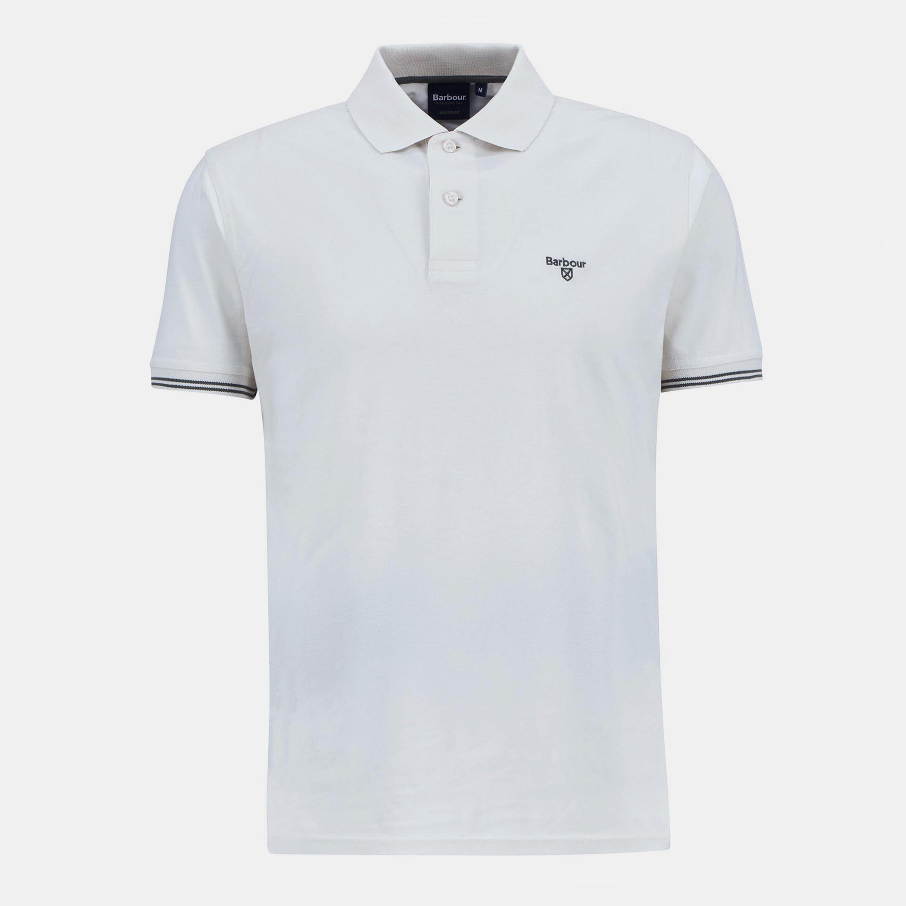 Barbour Austwick Polo Shirt - Whisper White - XL