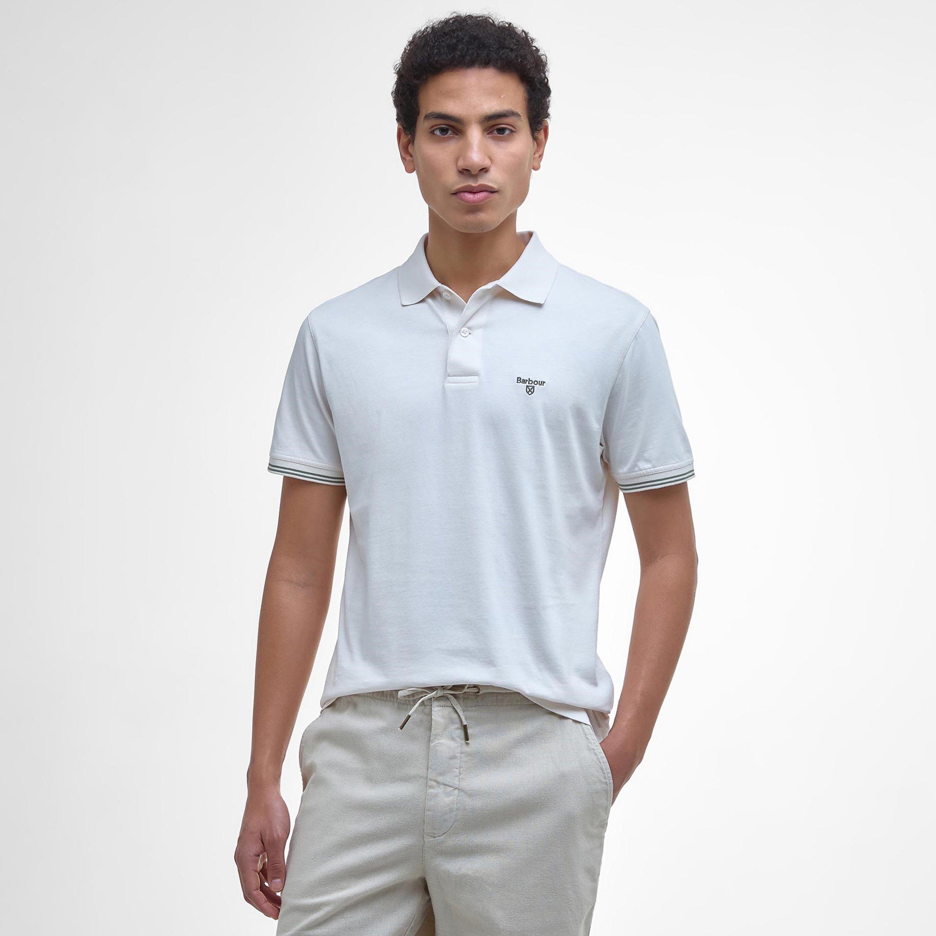 Whisper White - Barbour - Austwick Polo Shirt - 2