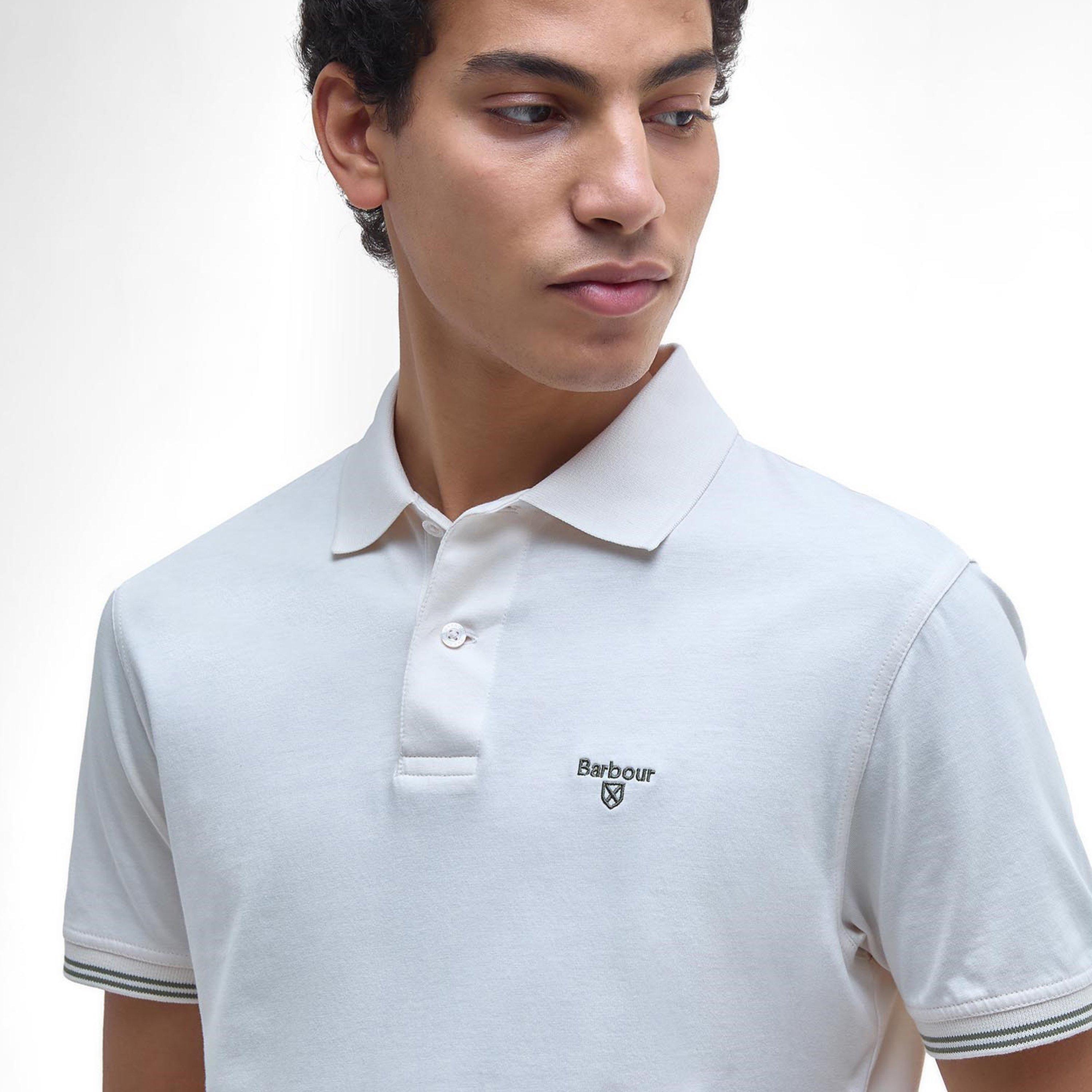 Whisper White - Barbour - Austwick Polo Shirt - 4