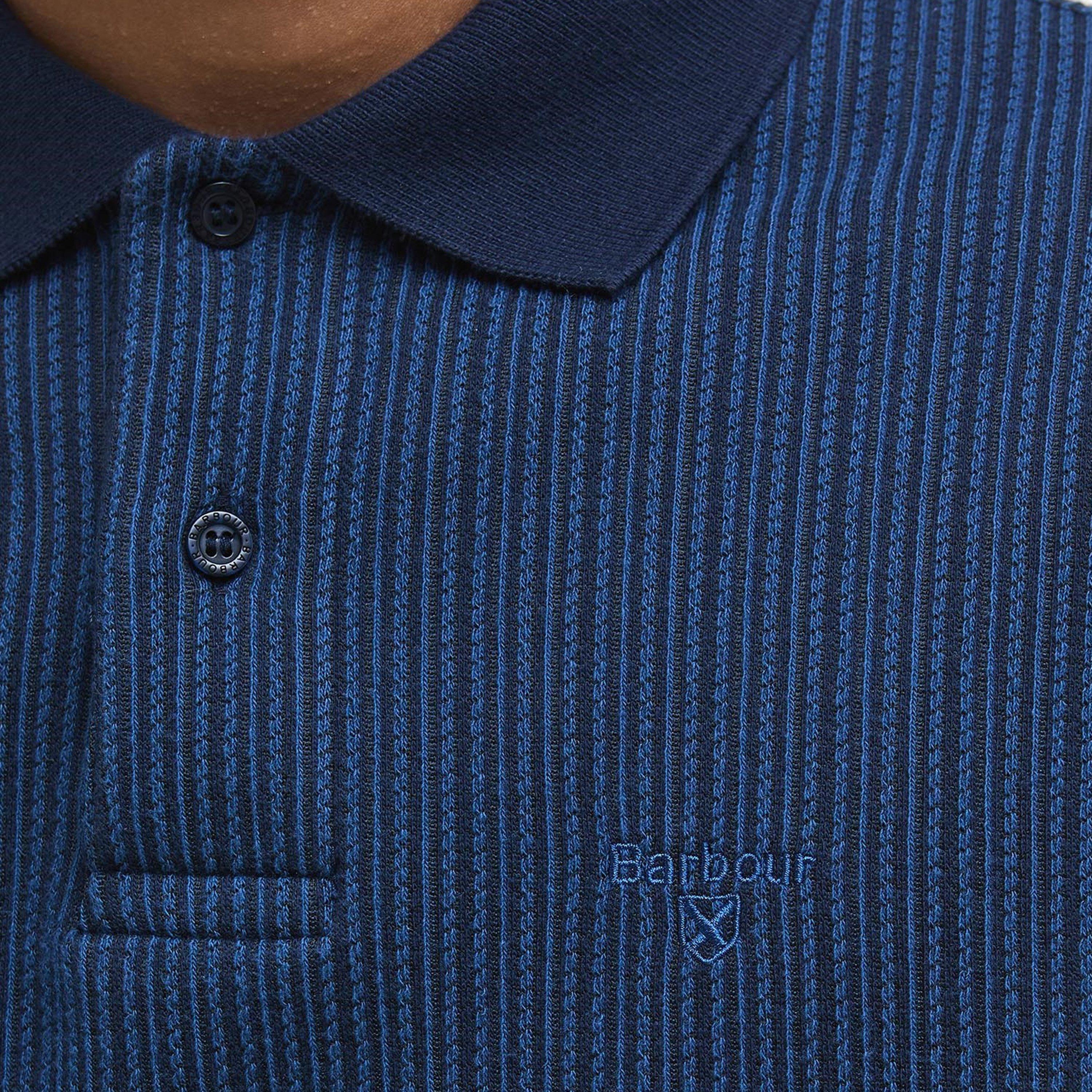 Navy - Barbour - Men's B.Li Harworth Short-Sleeve Polo Shirt - 5