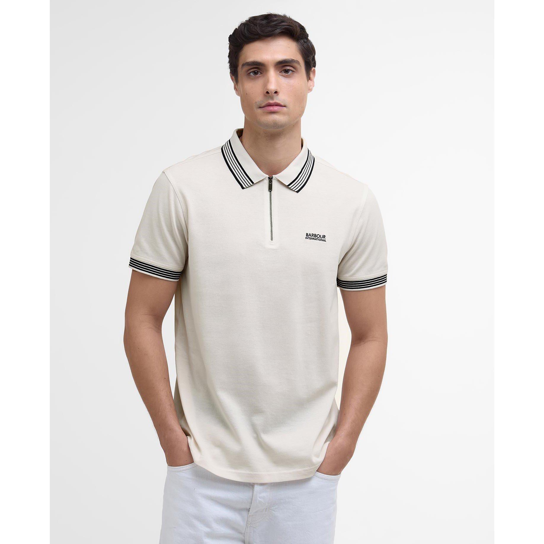 Whisper White - Barbour International - Upham Polo Shirt - 2