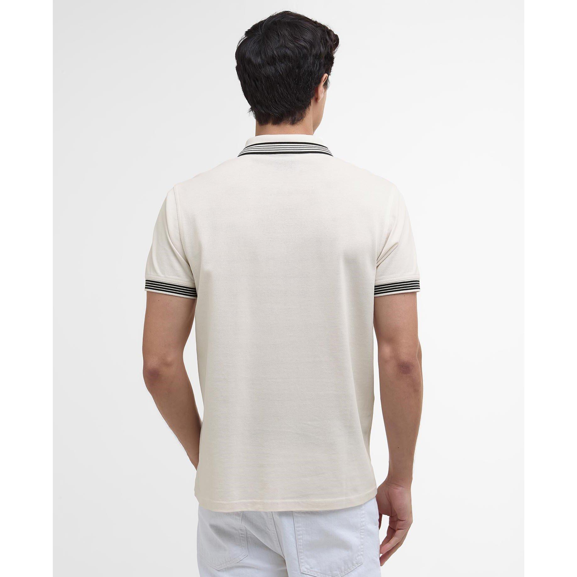 Whisper White - Barbour International - Upham Polo Shirt - 3