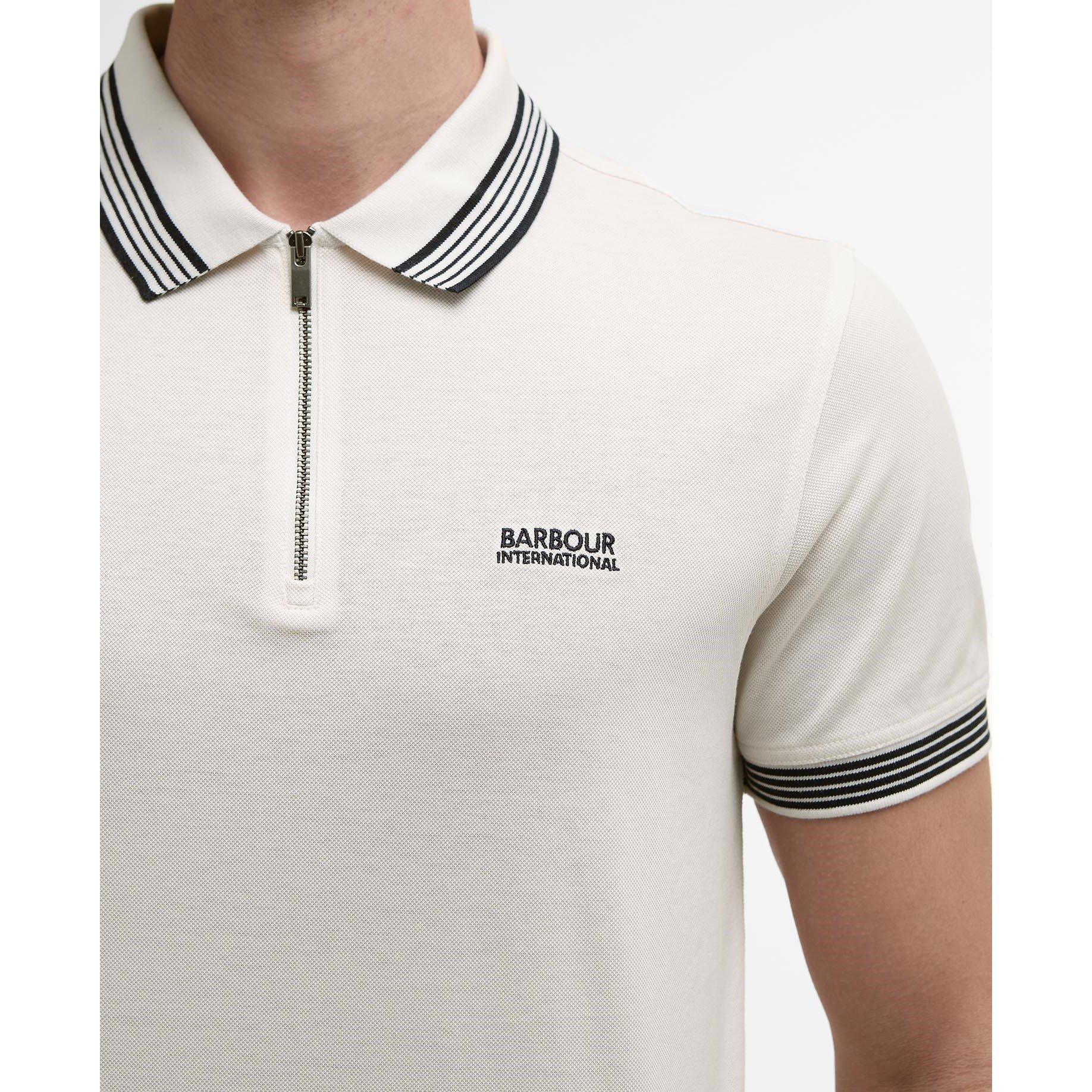 Whisper White - Barbour International - Upham Polo Shirt - 5