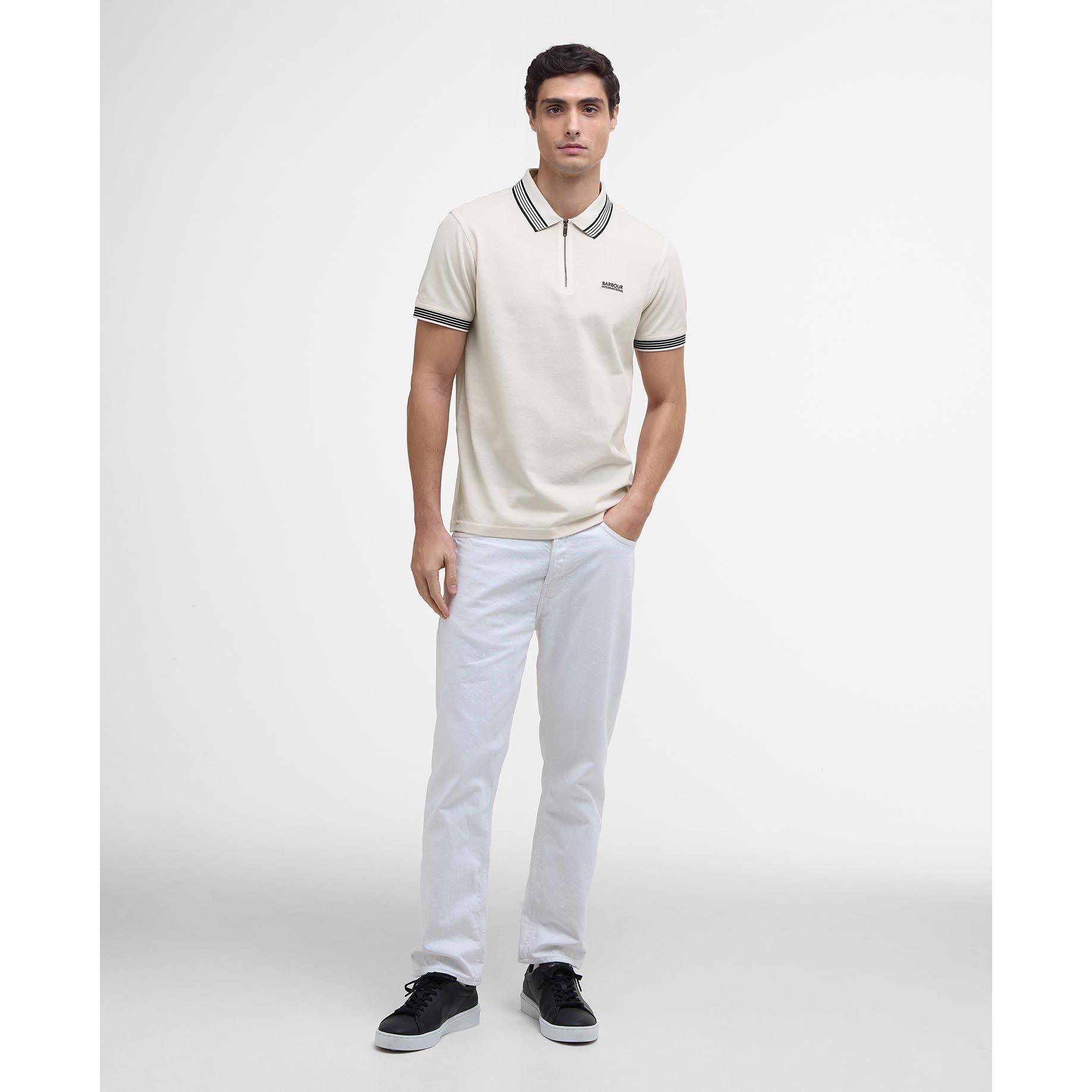 Whisper White - Barbour International - Upham Polo Shirt - 6