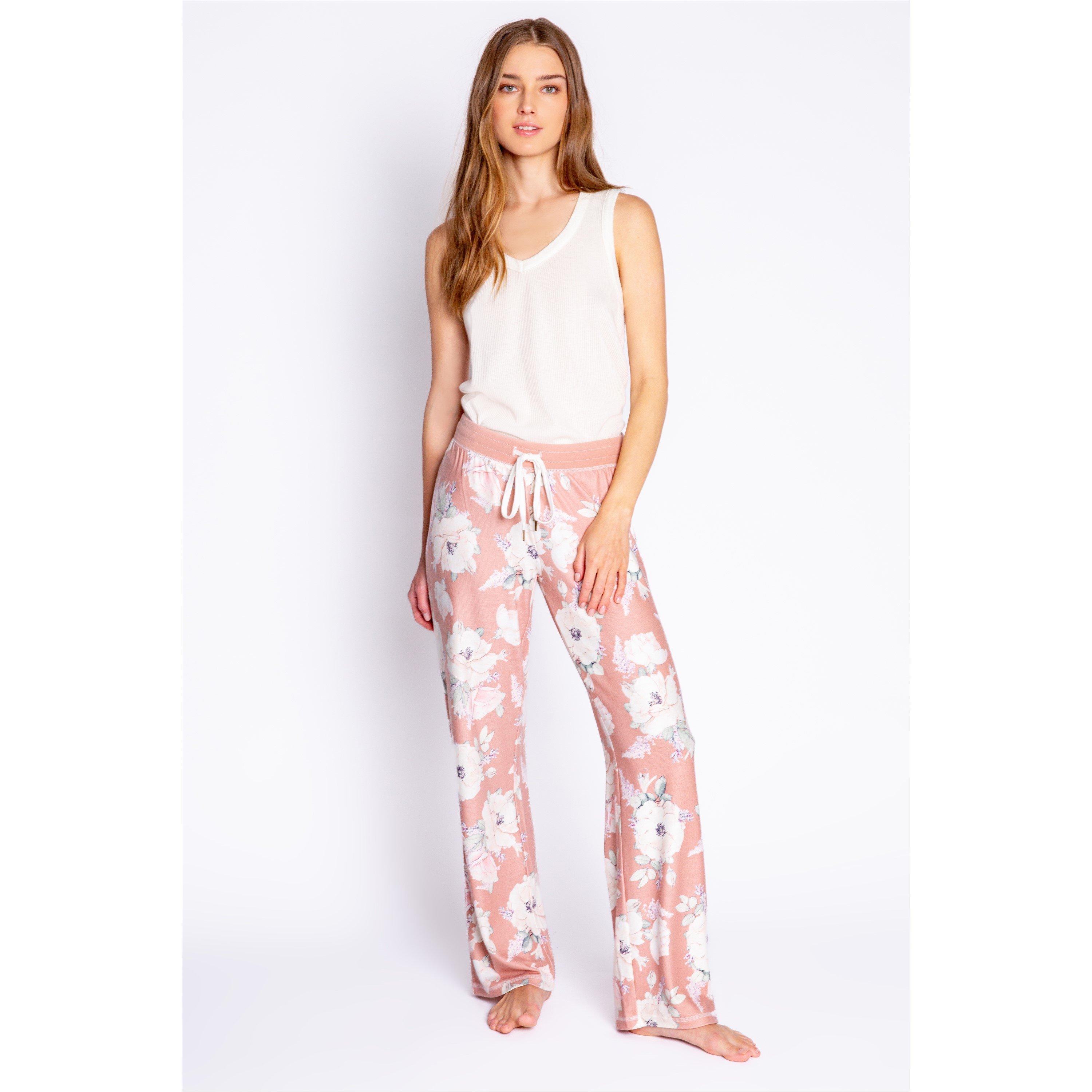 Pj Salvage Women's Floral Pant - Rosenholz - 10 (S)
