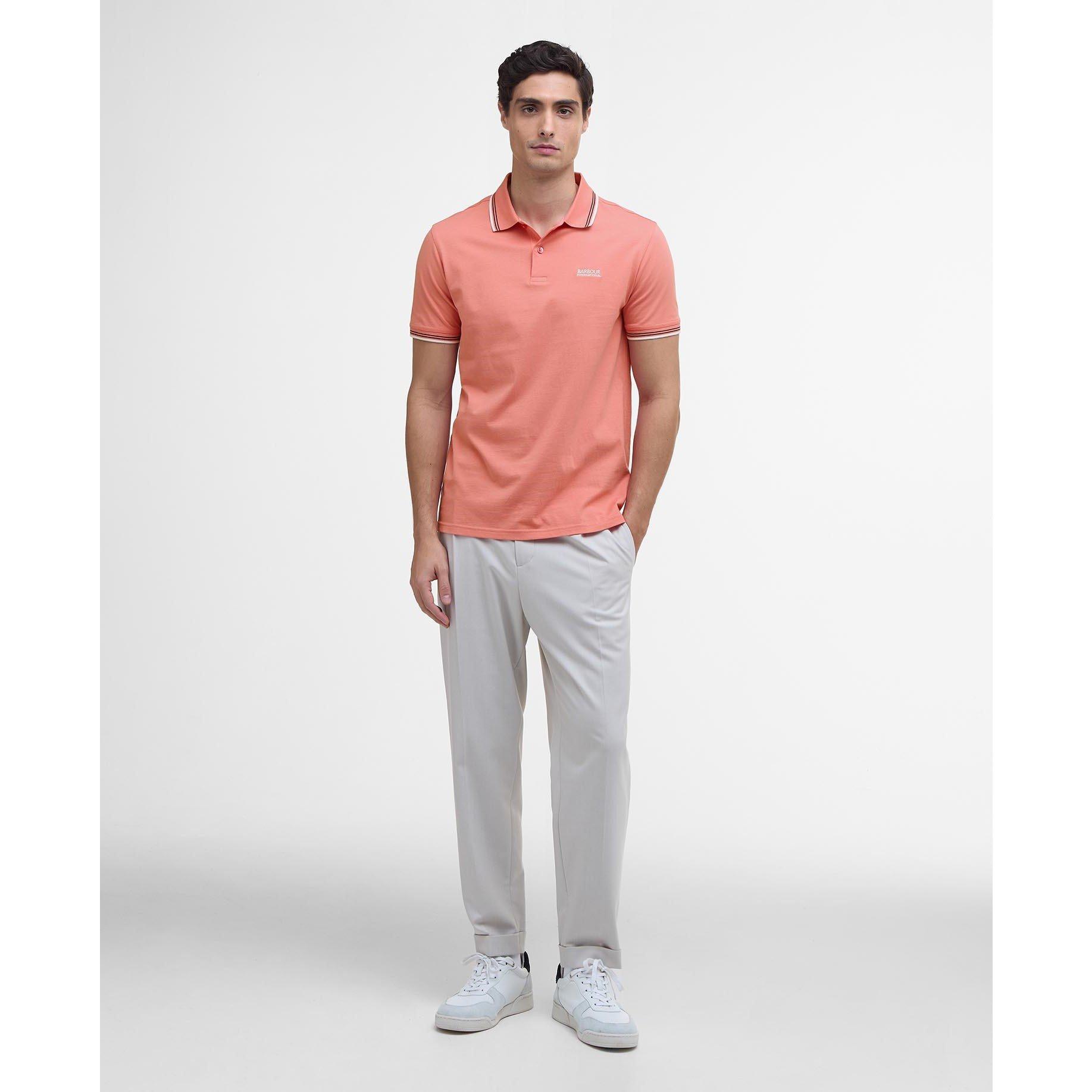 Coral - Barbour International - Ethan Polo Shirt - 6