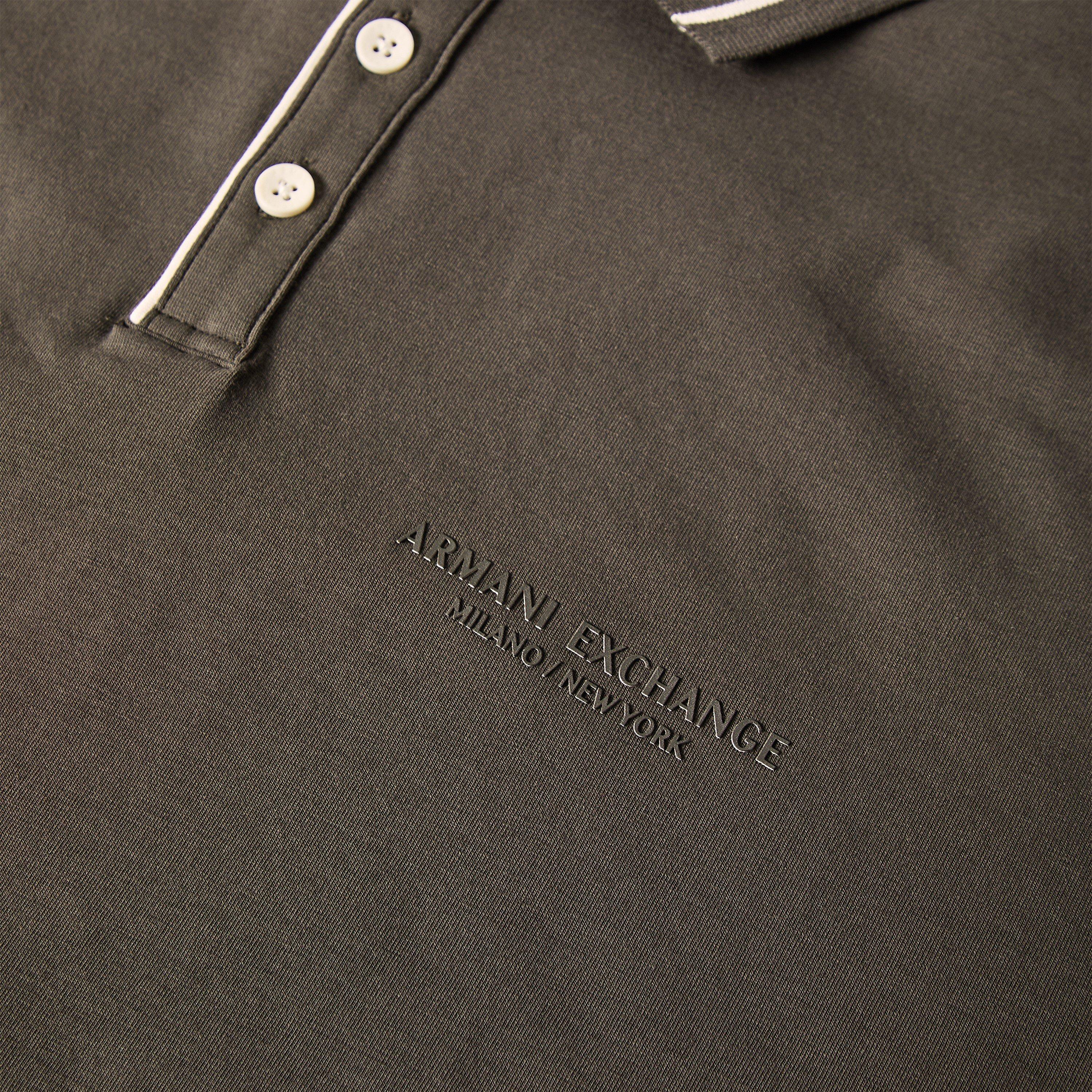 Chimera Khaki - Armani Exchange - Men's Short Sleeve Polo Shirt - 3