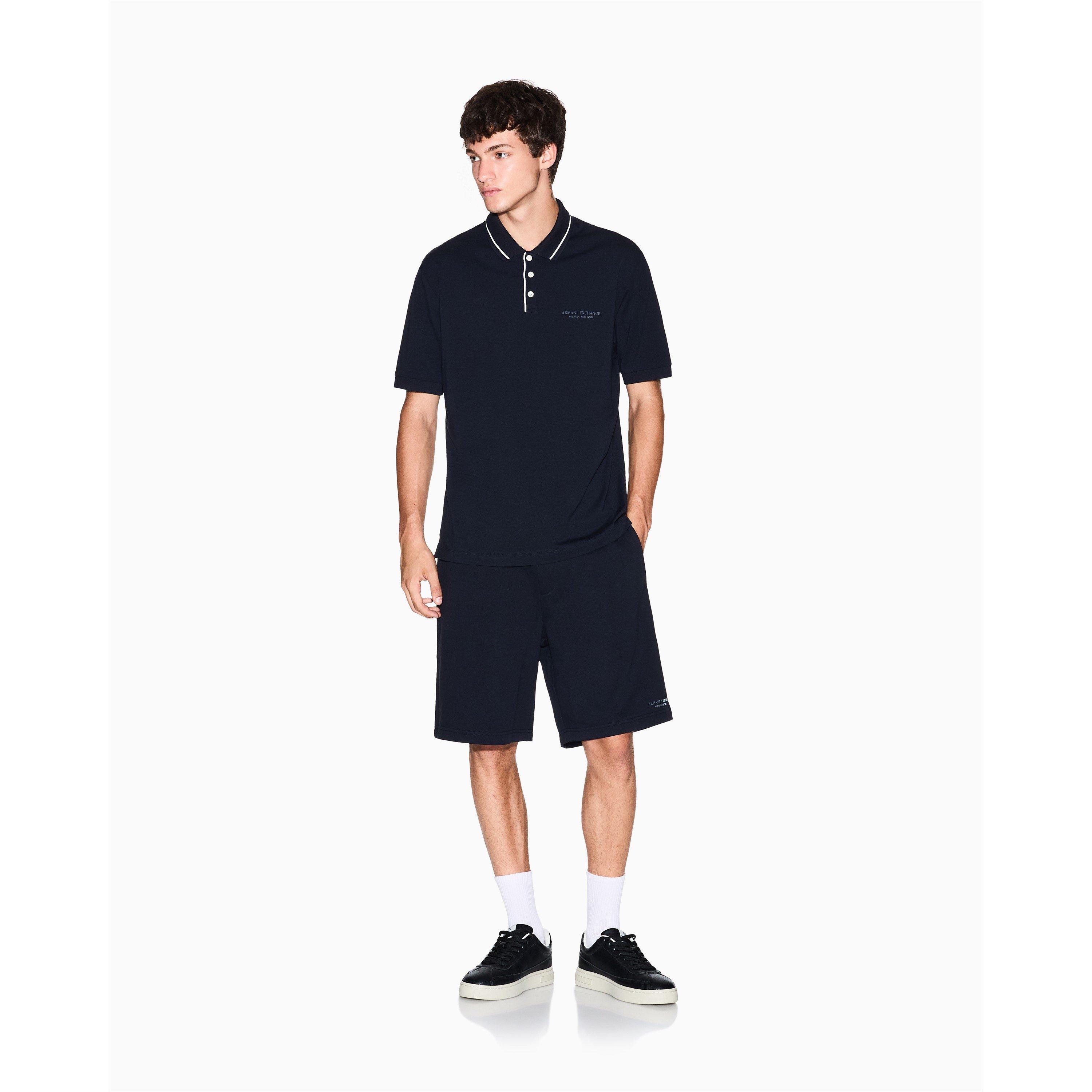 Deep Navy - Armani Exchange - POLO SHIRT - 3