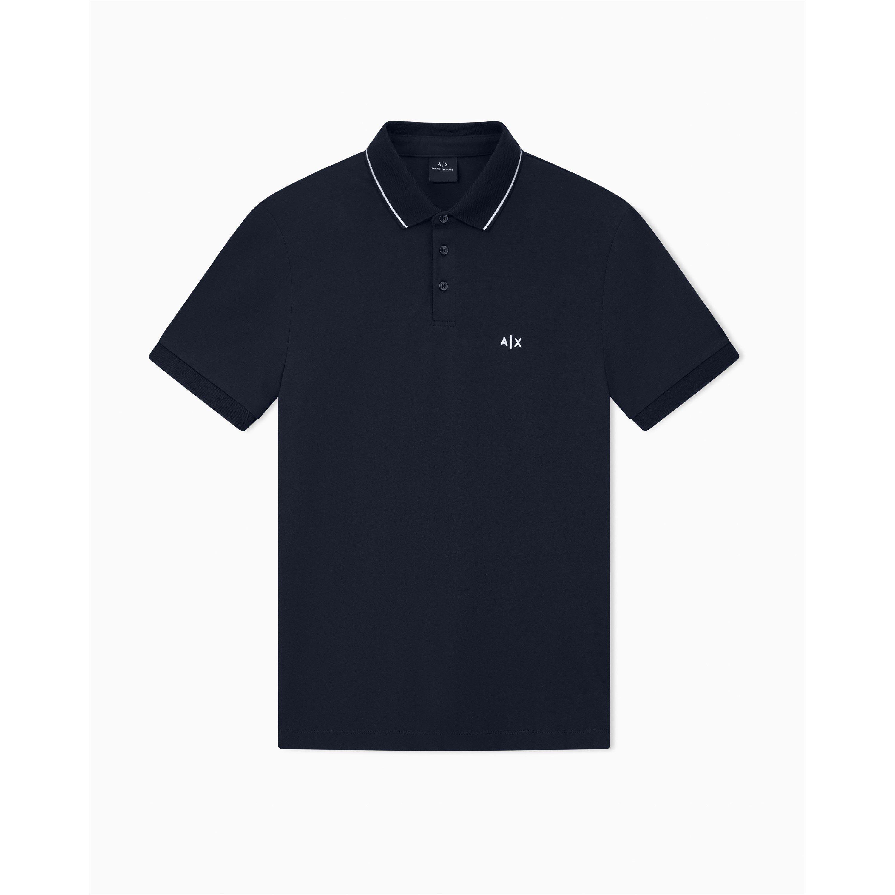 Deep Navy - Armani Exchange - POLO SHIRT - 4
