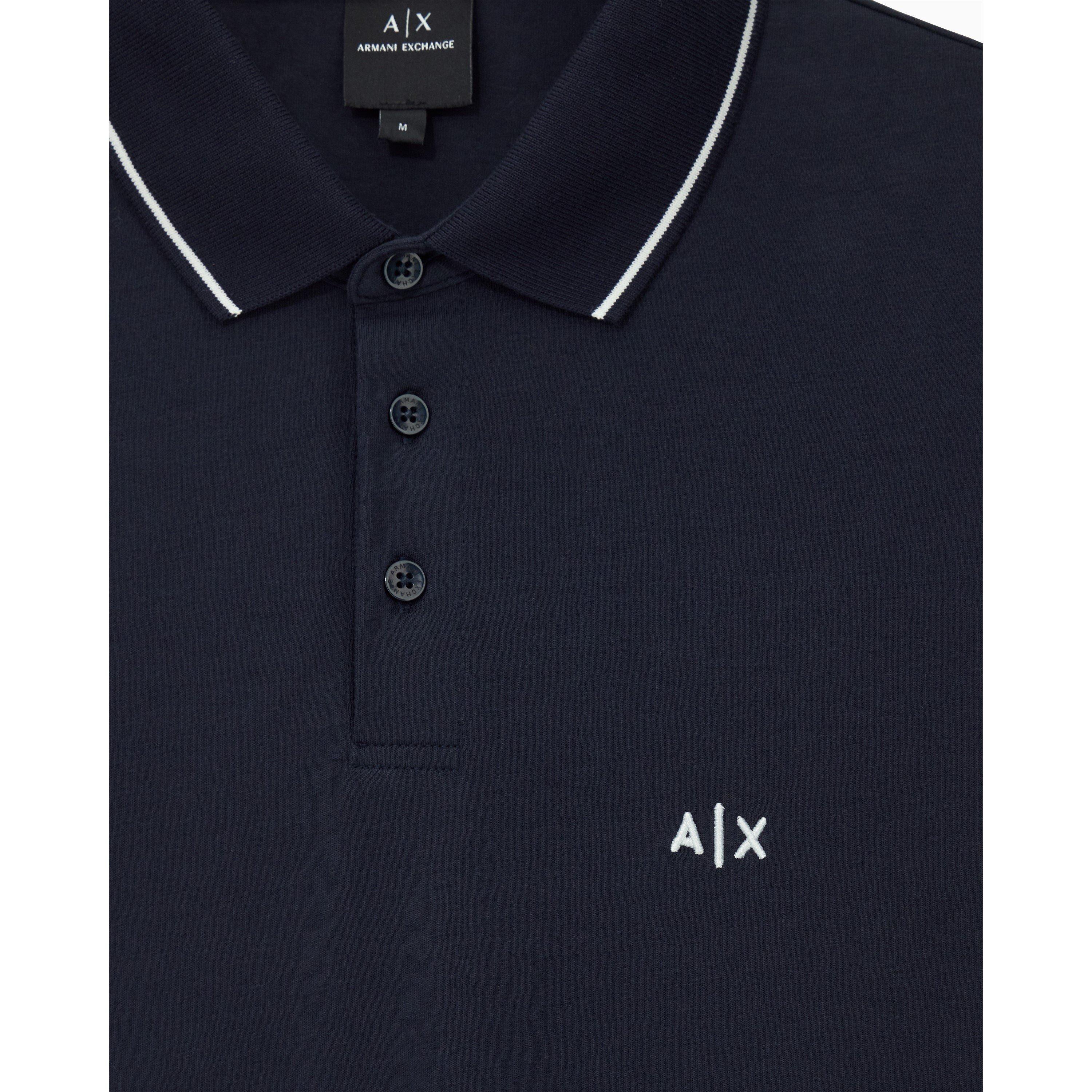 Deep Navy - Armani Exchange - POLO SHIRT - 5