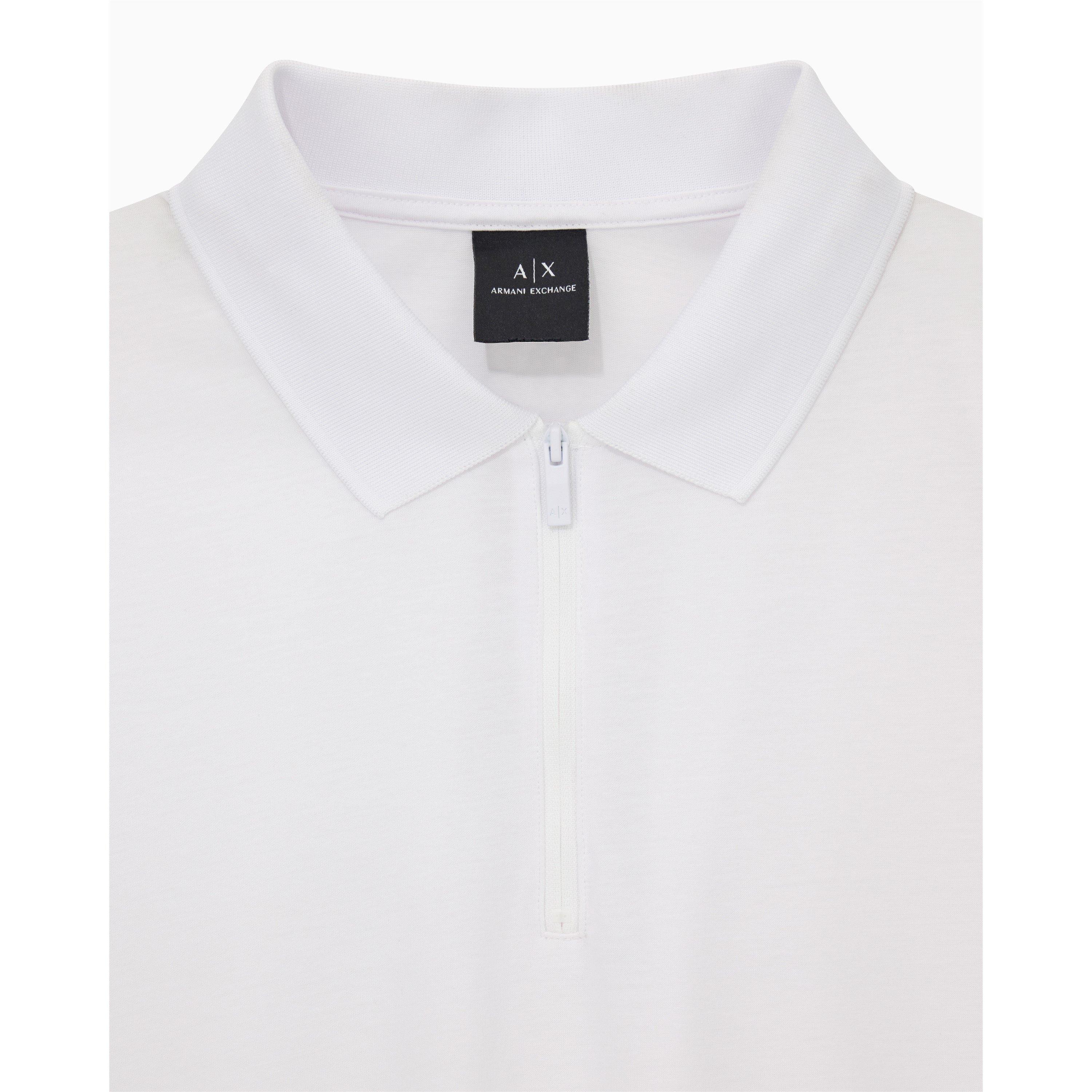 Weiß - Armani Exchange - Men's Short Sleeve Polo Shirt - 2