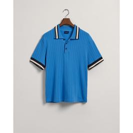 Gant Multi Striped Pique Polo Shirt