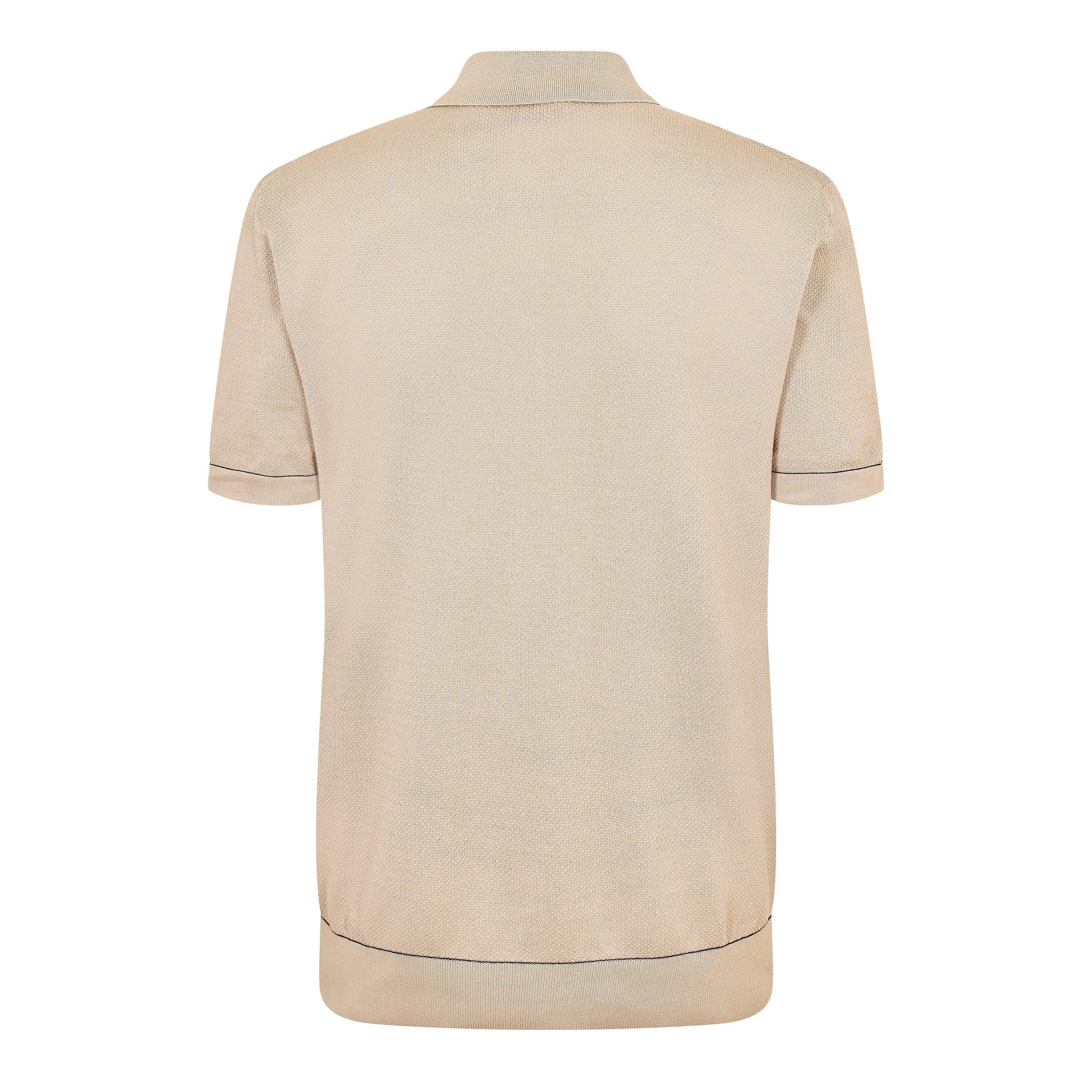 Sand/Navy - Brioni - Brioni Polo Top Sn62 - 2