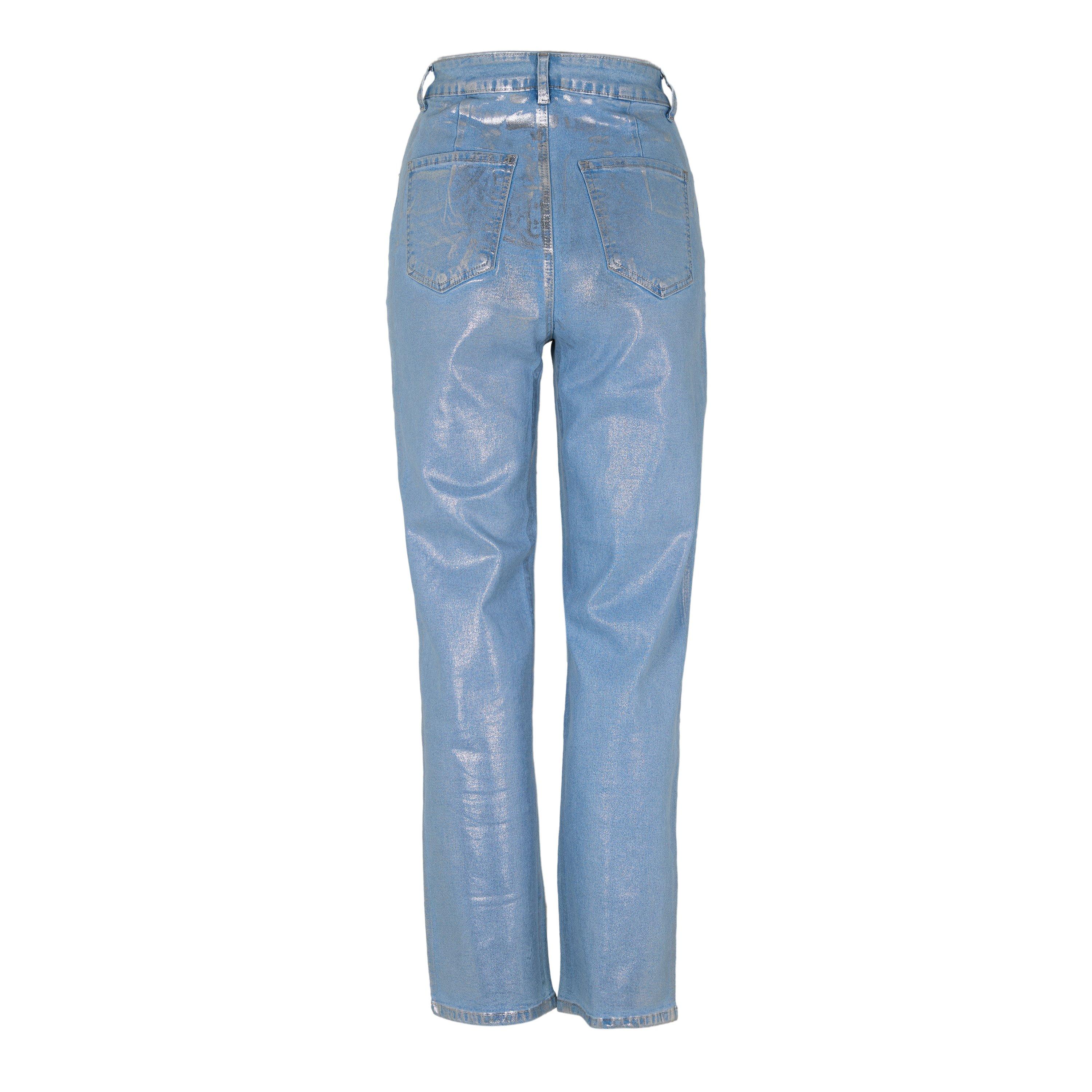 Silver - AmyLynn - Women's Lupe Ct Trainer Straight Leg Trousers - 2