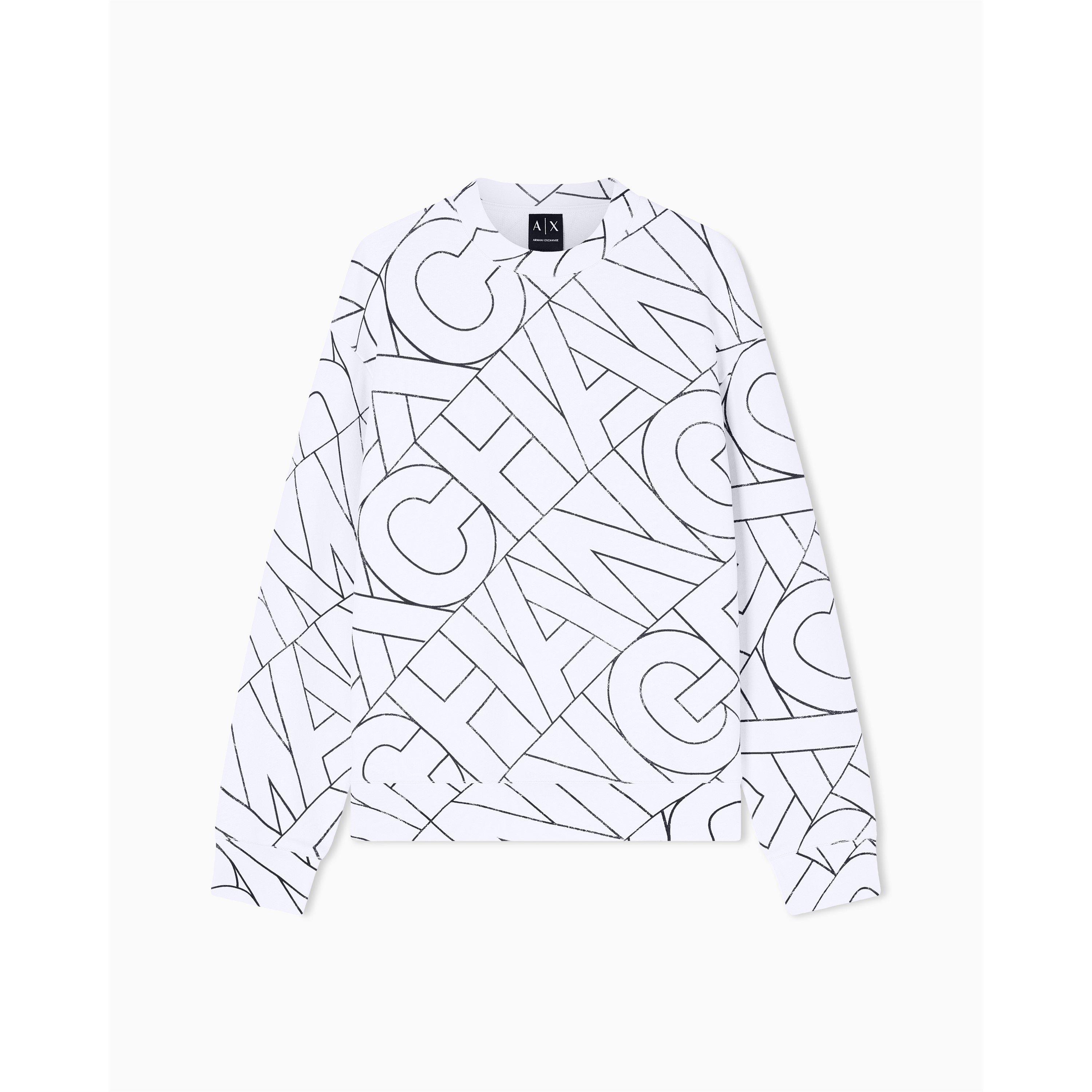 Armani Exchange Men's Sweatshirt - Ivory  - XL