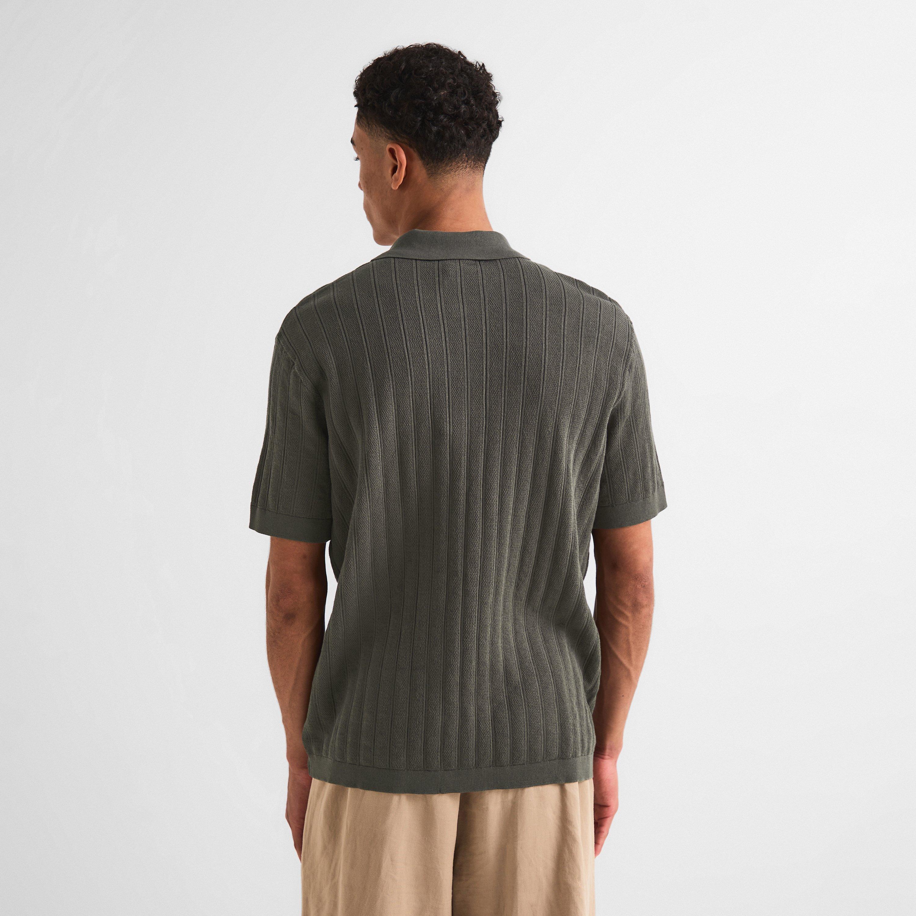 Chimera Khaki - Armani Exchange - Men's Knitted Polo Shirt - 4
