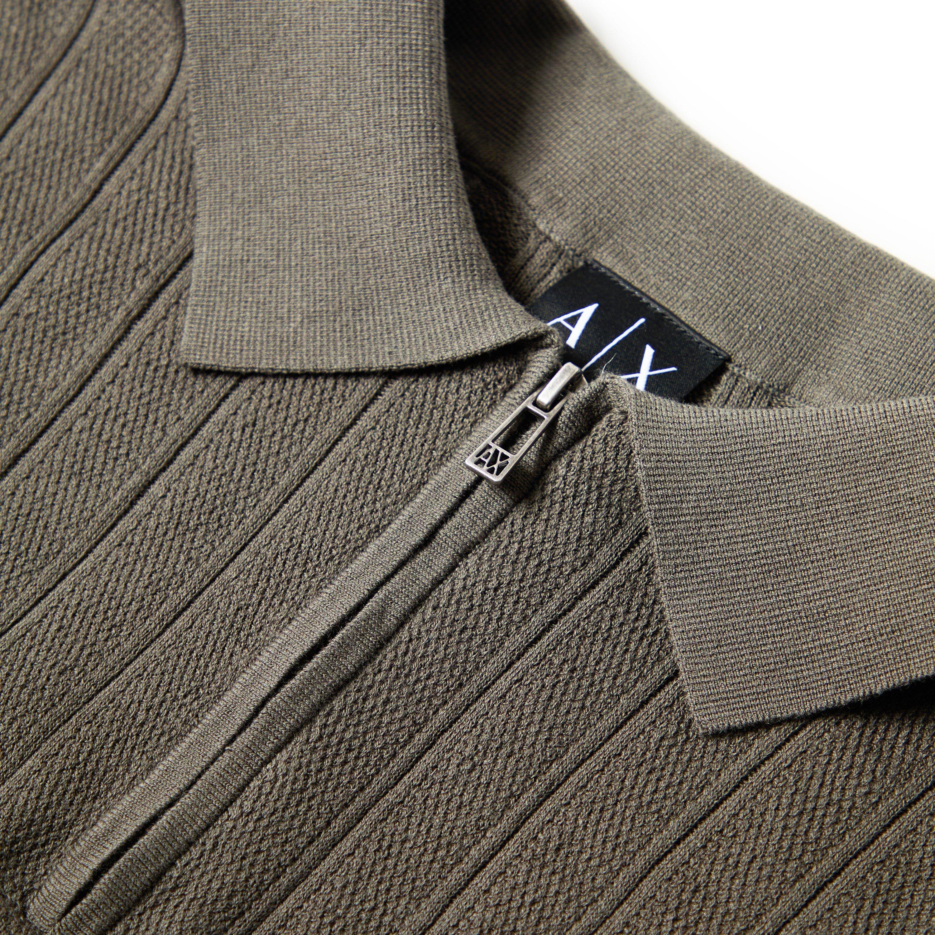 Chimera Khaki - Armani Exchange - Men's Knitted Polo Shirt - 5