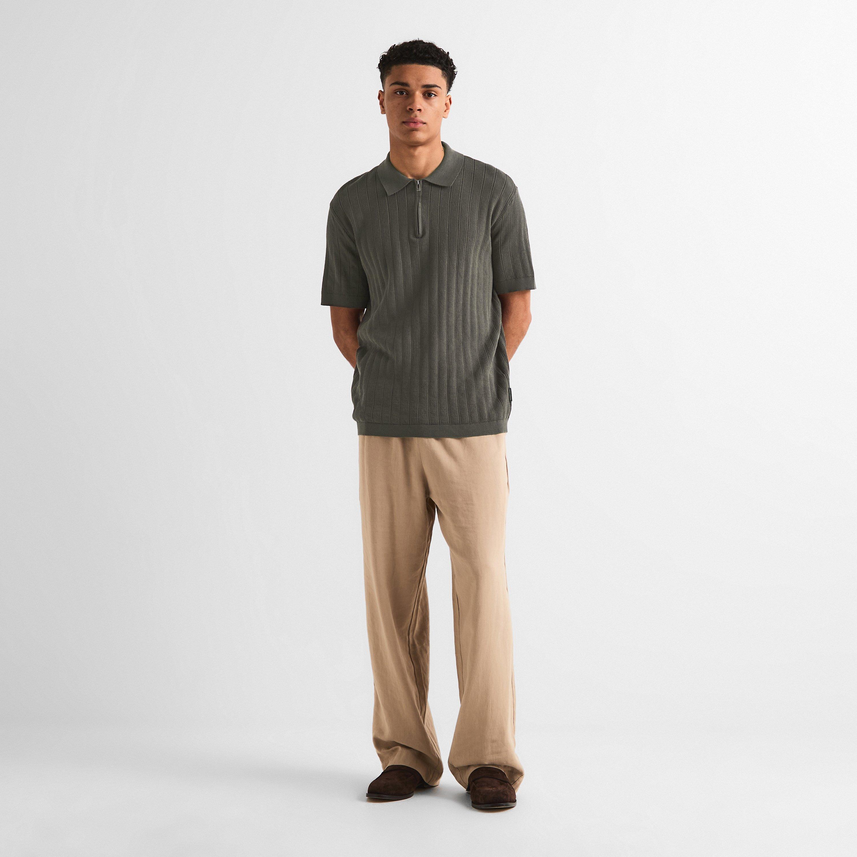 Chimera Khaki - Armani Exchange - Men's Knitted Polo Shirt - 6