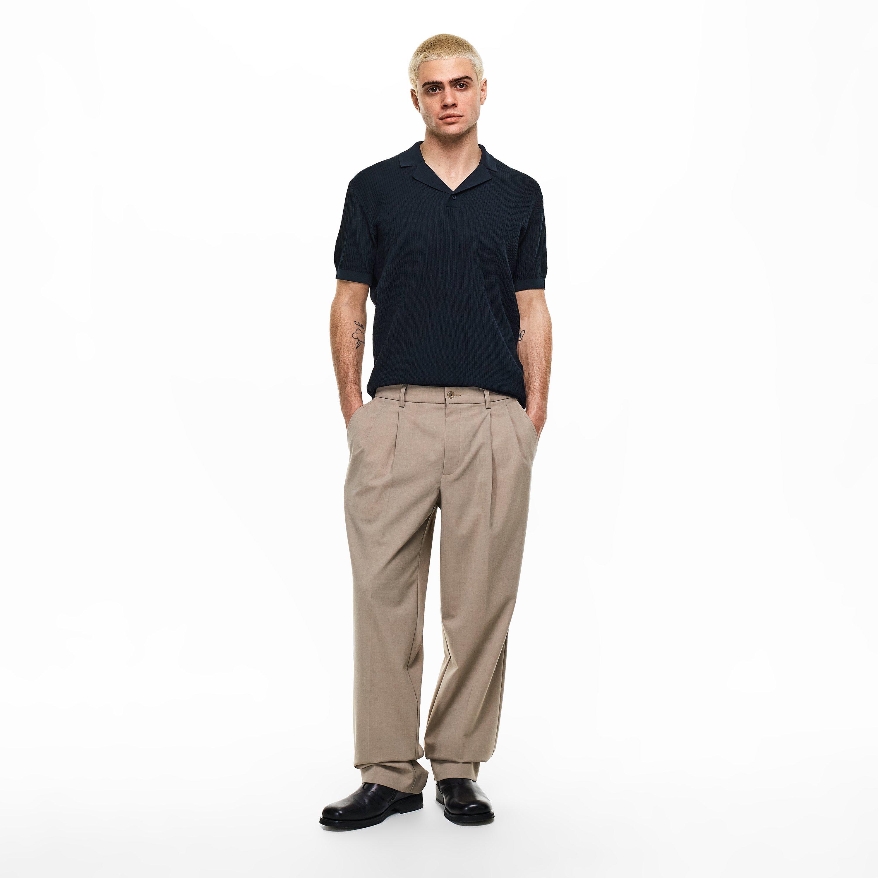 Deep Navy - Armani Exchange - Men's Knitted Polo Shirt - 6