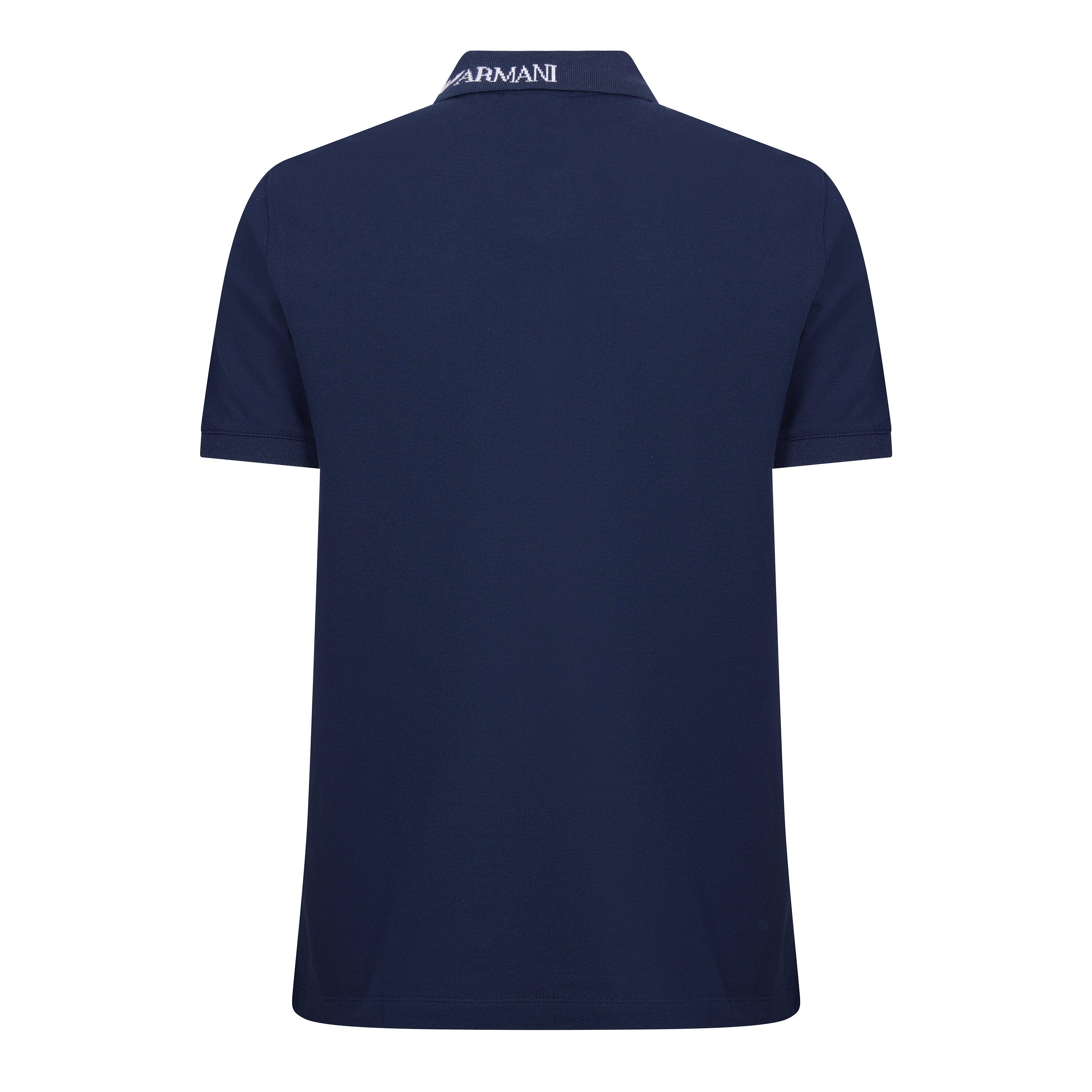 Armani Blue - Emporio Armani - Men's Short Sleeve Polo Shirt - 2