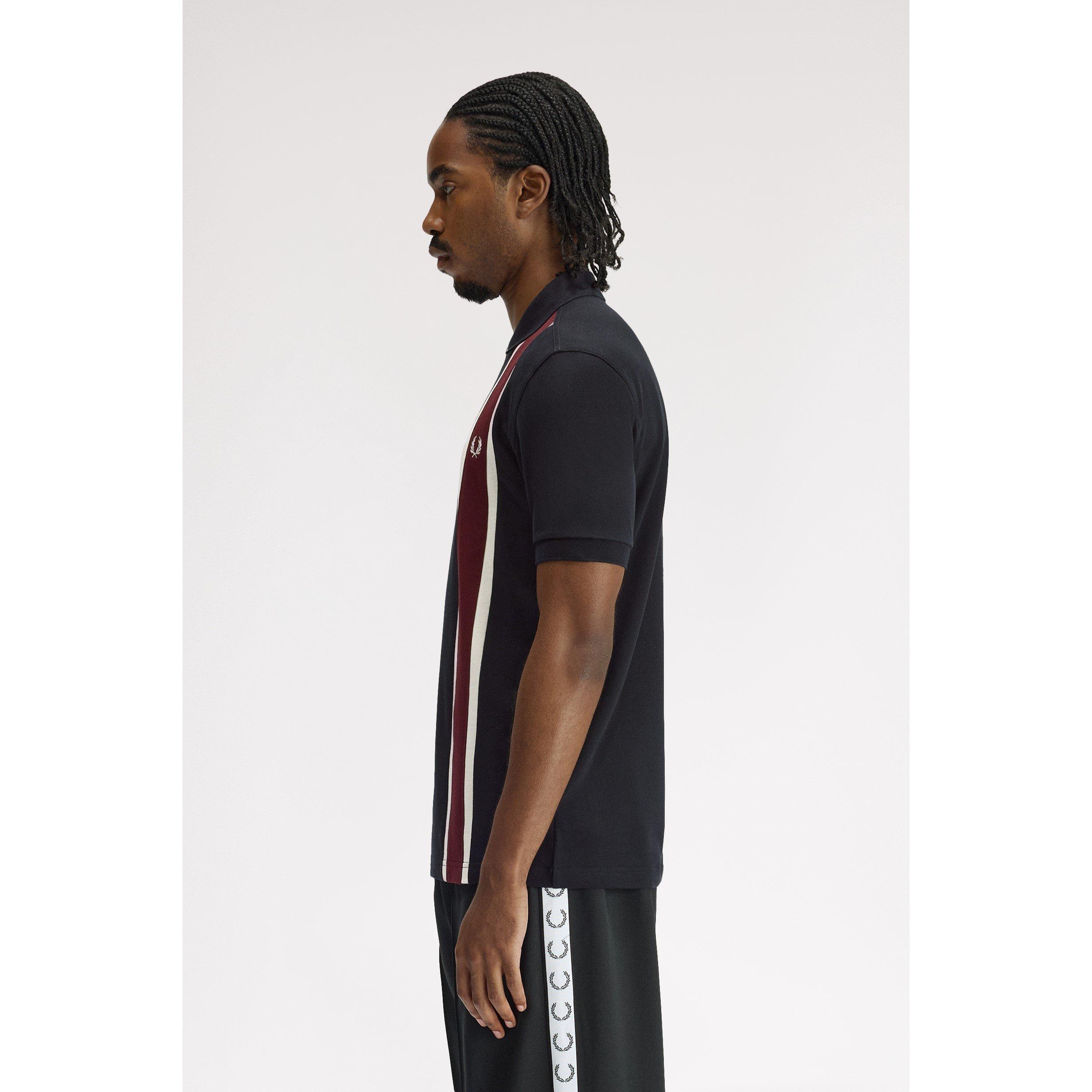 Black/Ox 102 - Fred Perry - Fred Tramline Polo Sn62 - 4