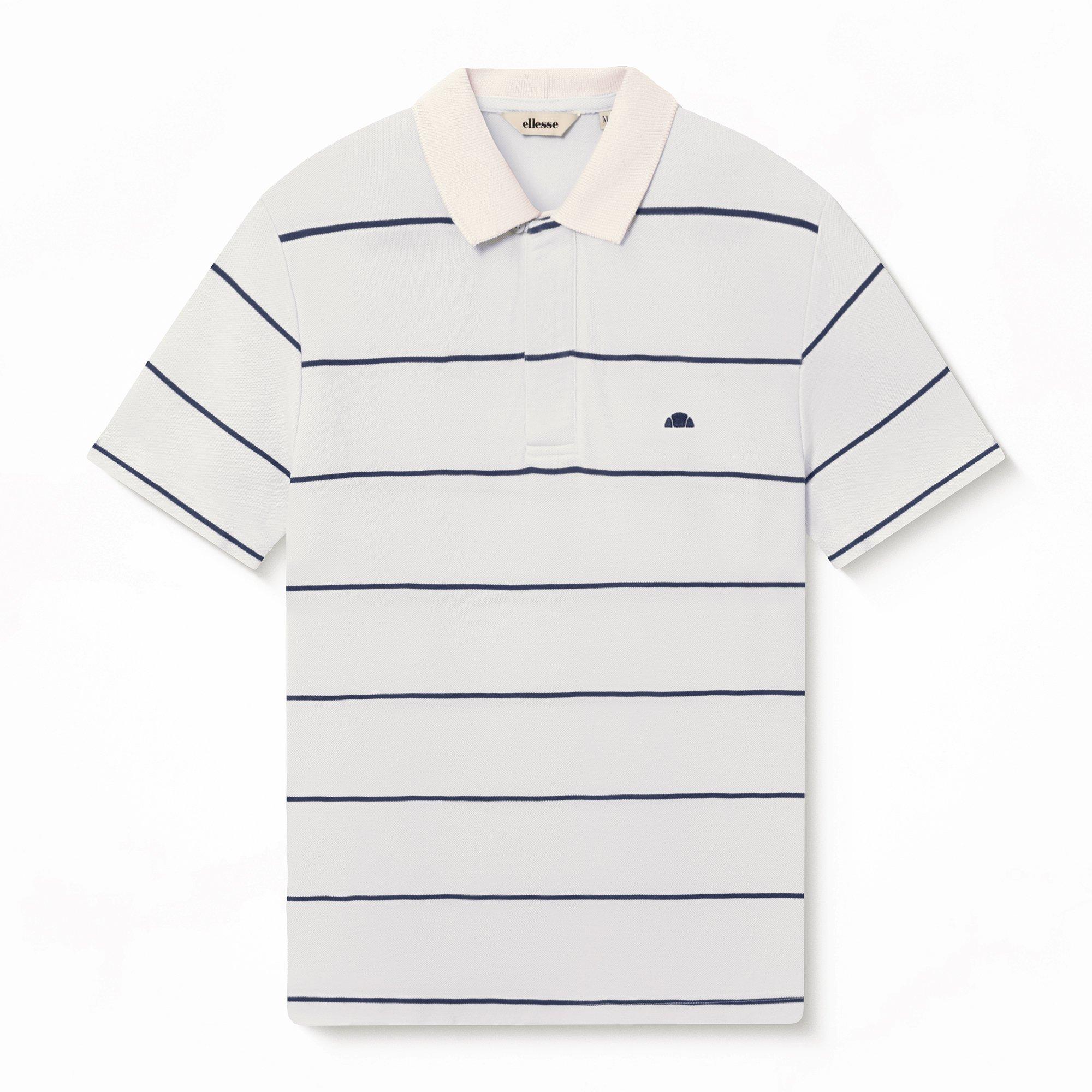 Ellesse Men's Short Sleeve Polo Shirt - Off White - Small
