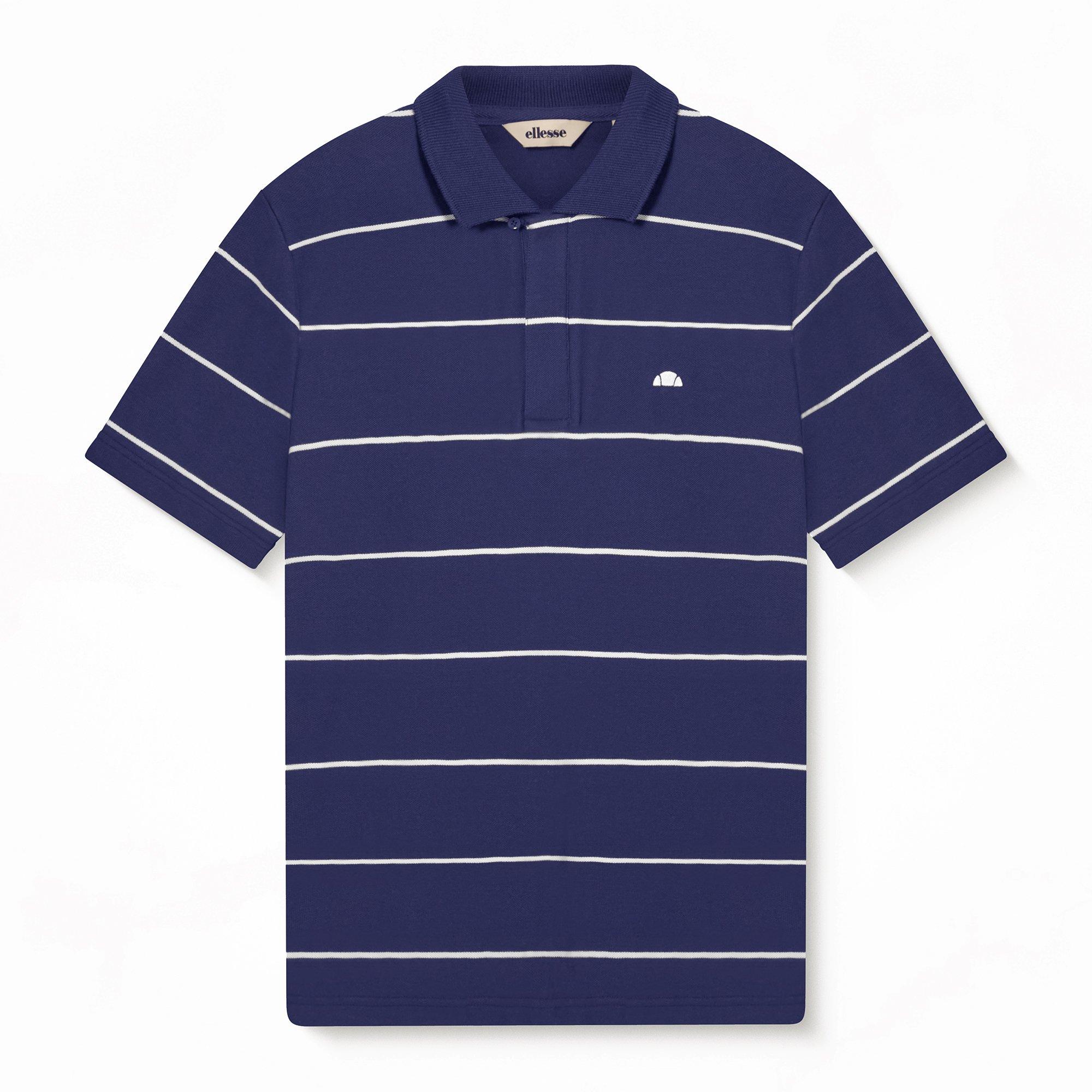 Ellesse Men's Short Sleeve Polo Shirt - Navy - Large