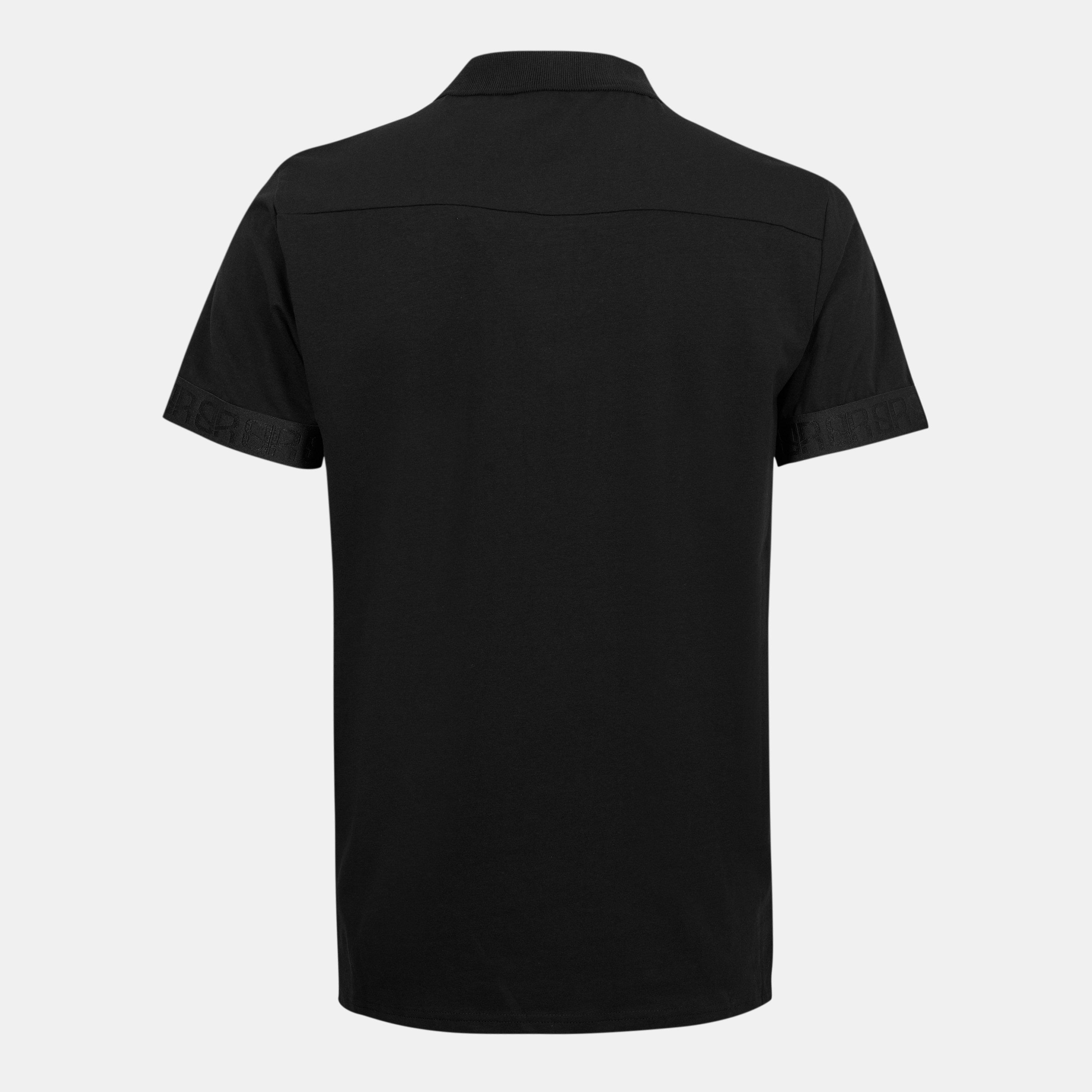 Black - Born Rich - Men's Short Sleeve Polo Shirt - 2