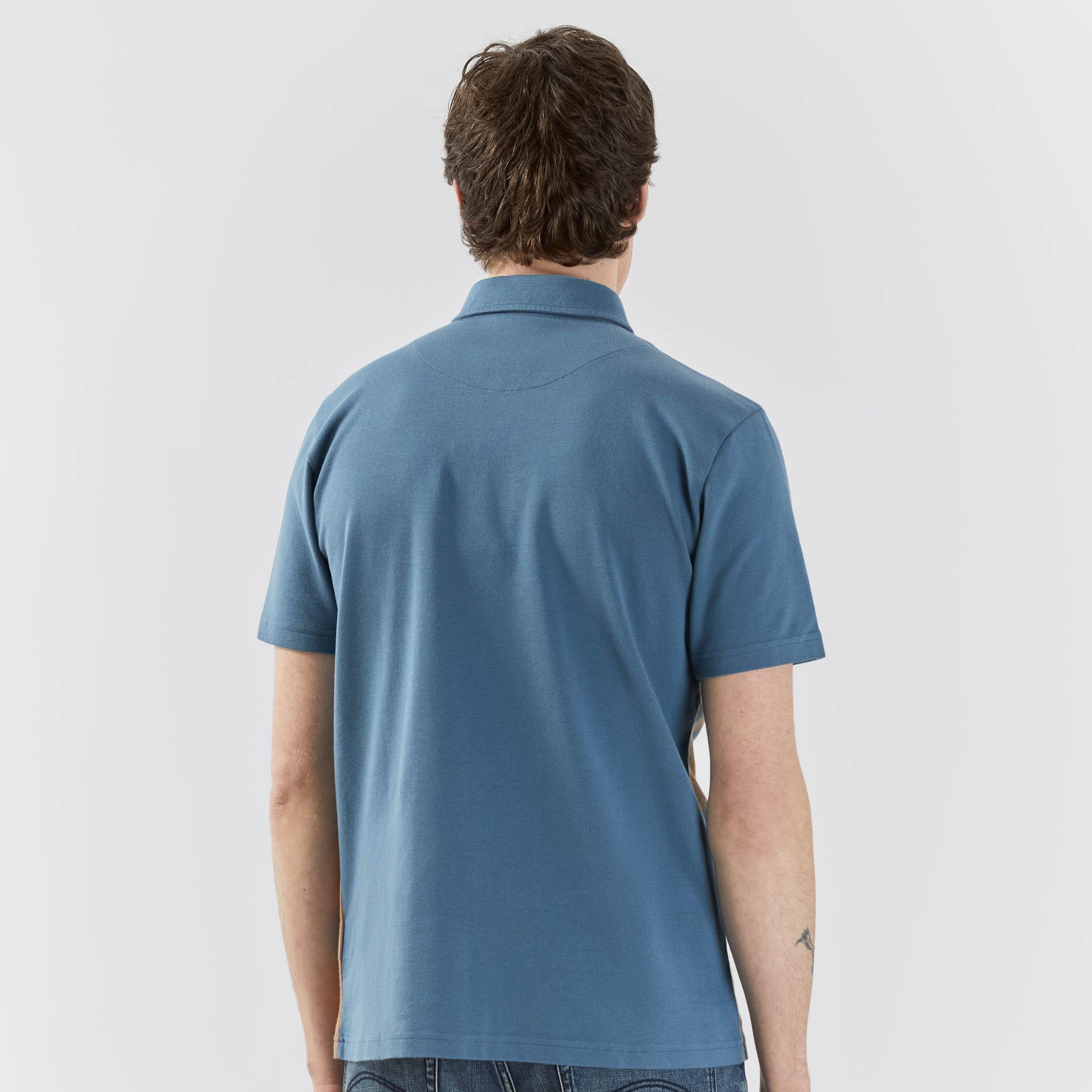 Orange - Pretty Green - Men's Streatham Short-Sleeve Polo Shirt - 1