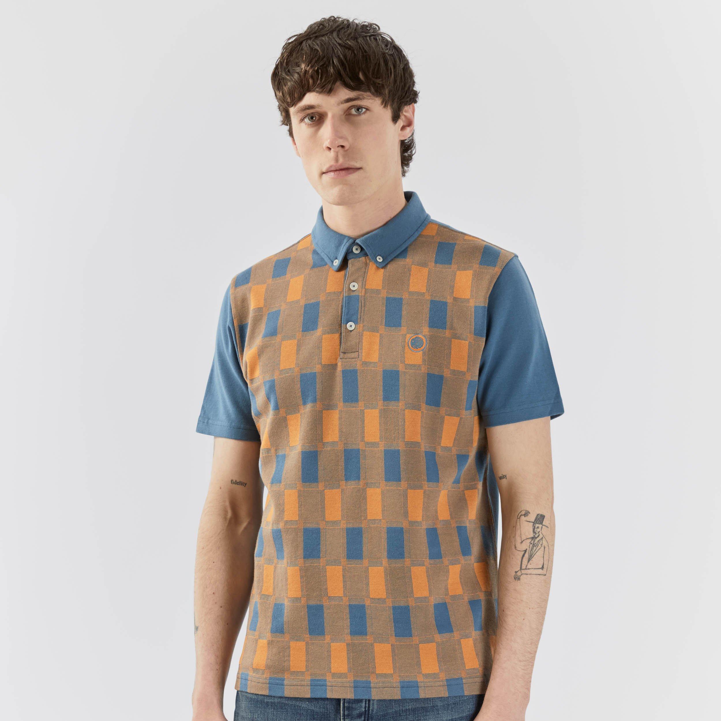 Oranje - Pretty Green - Men's Streatham Short-Sleeve Polo Shirt - 2