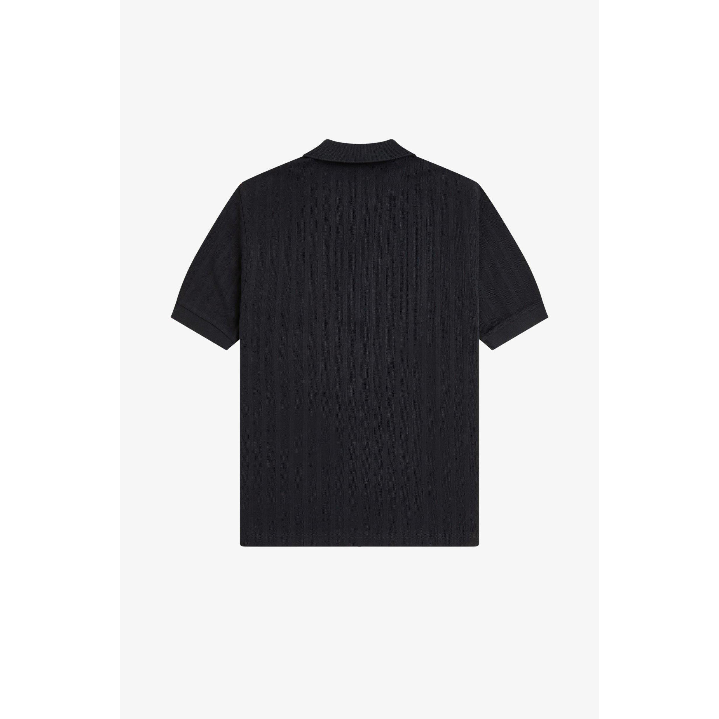 Blk/Gld 102 - Fred Perry - Fred Pique Strp Polo Sn62 - 2