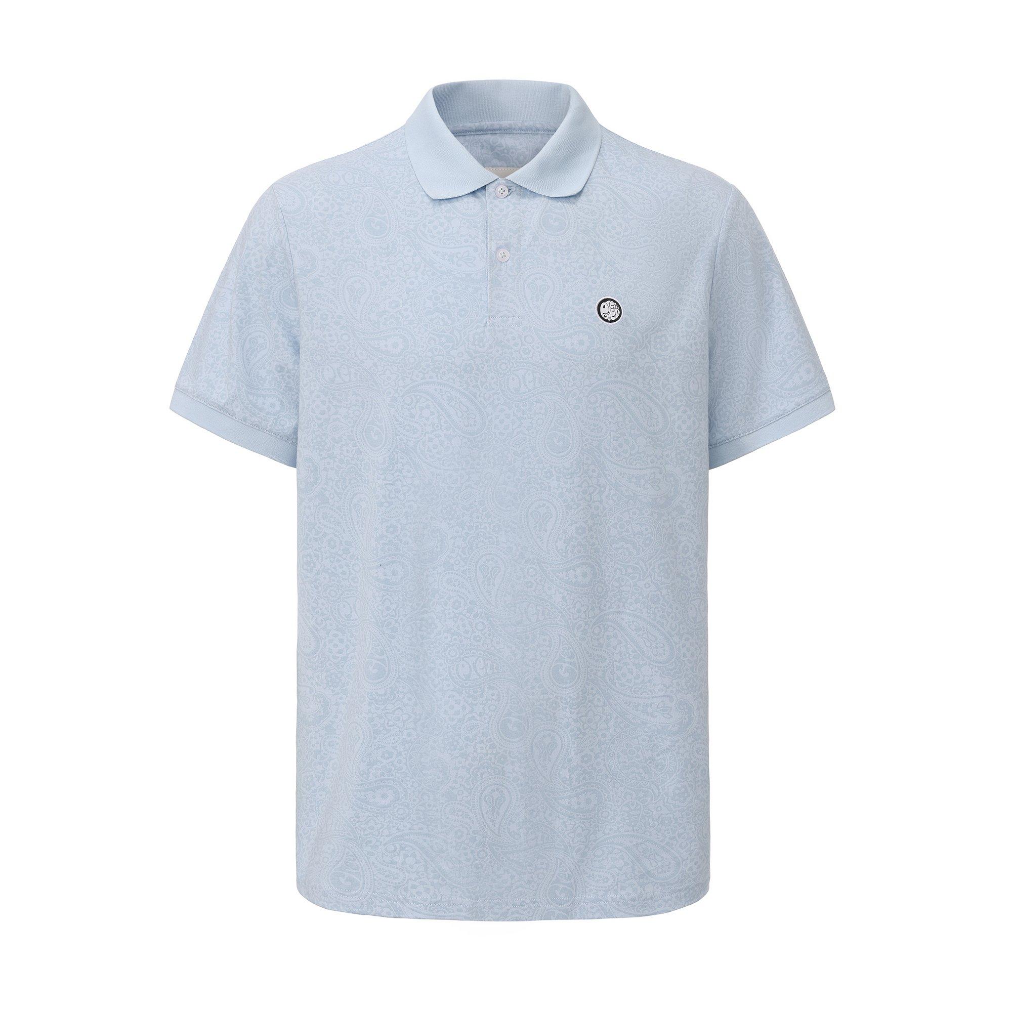 Pretty Green Men's Aop Polo - Blue - Small