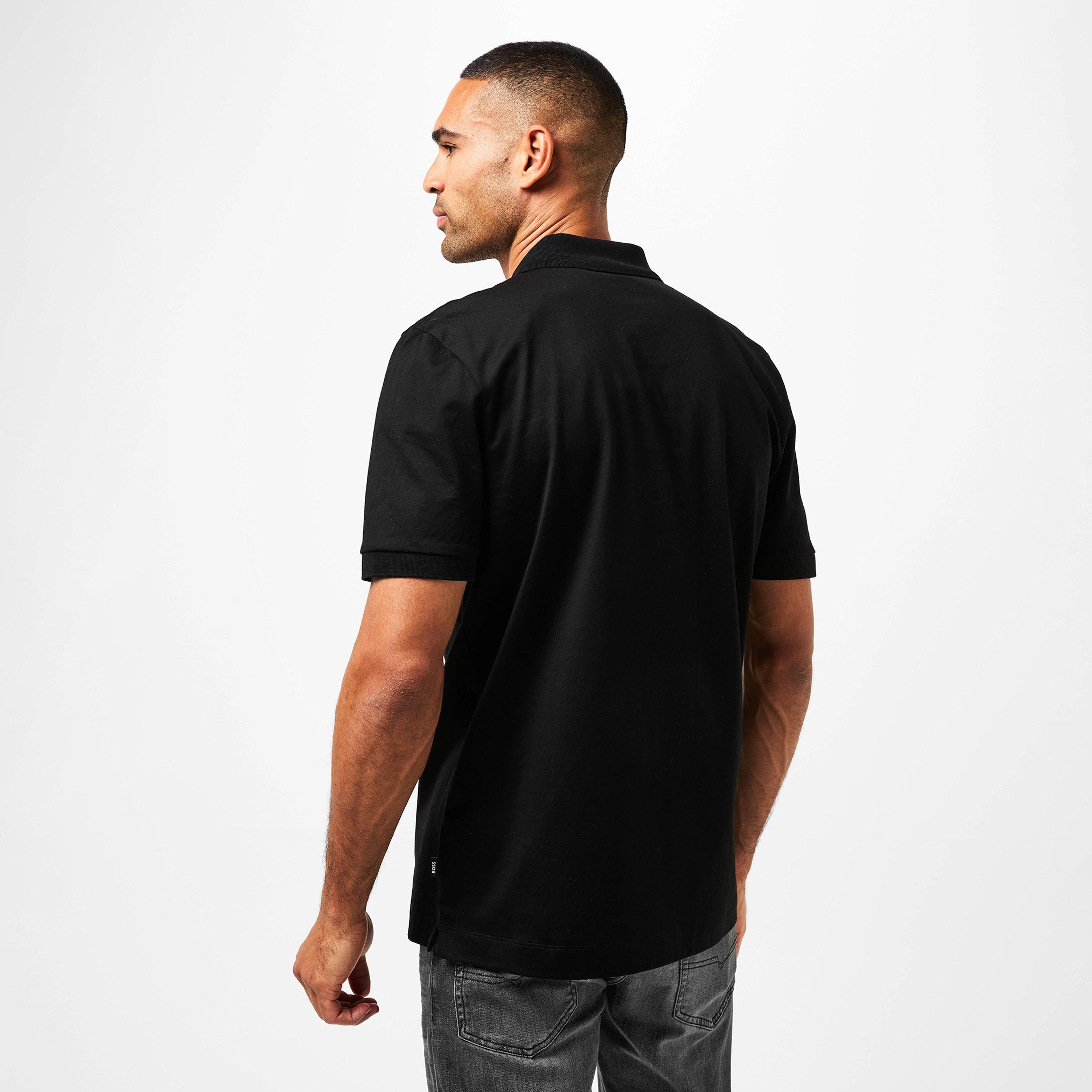 Boss Black Men's H-Paras 65 Polo Quarter Zip Shirt | Cruise Fashion