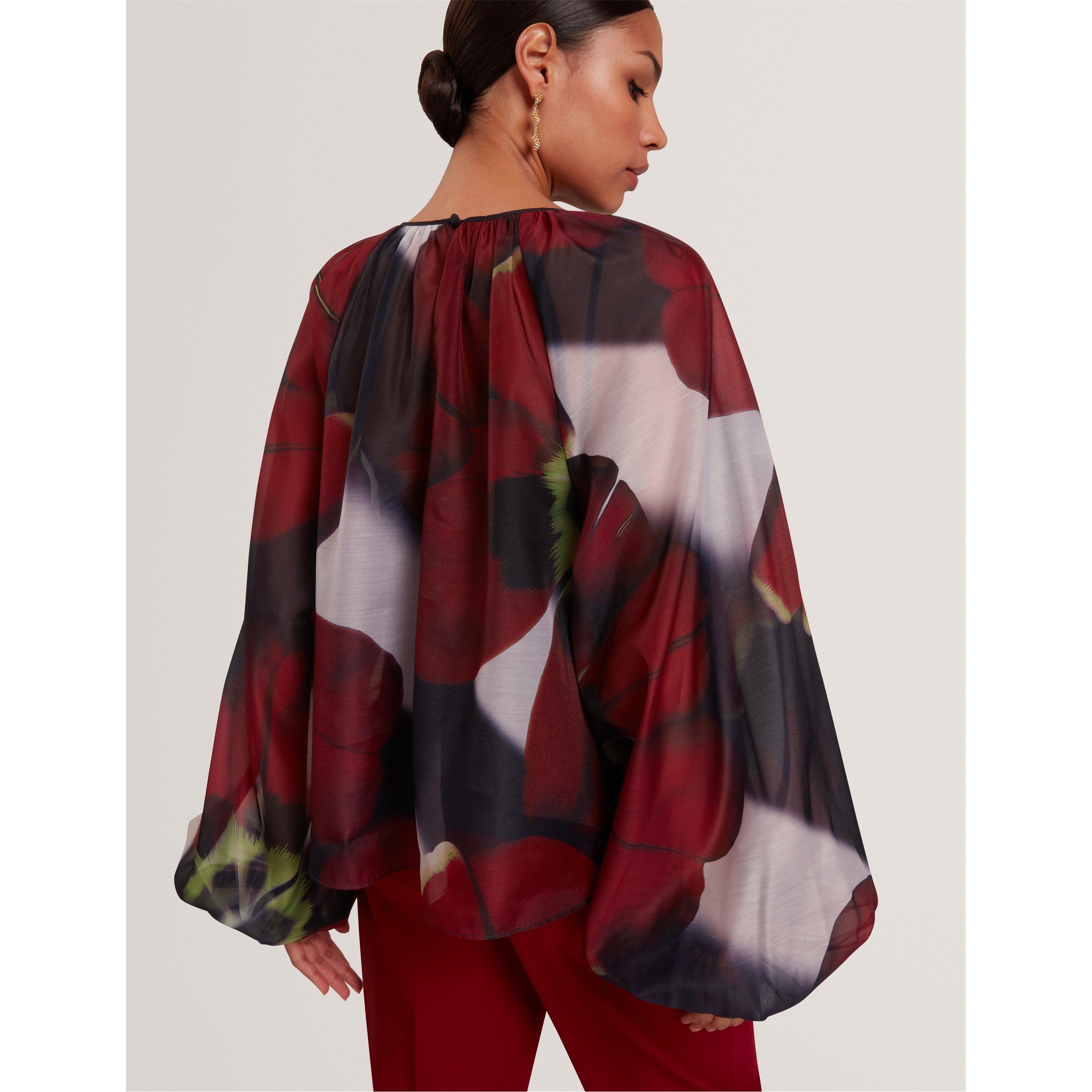 Navy - Ted Baker - Ted LS Print Top Ld61 - 3