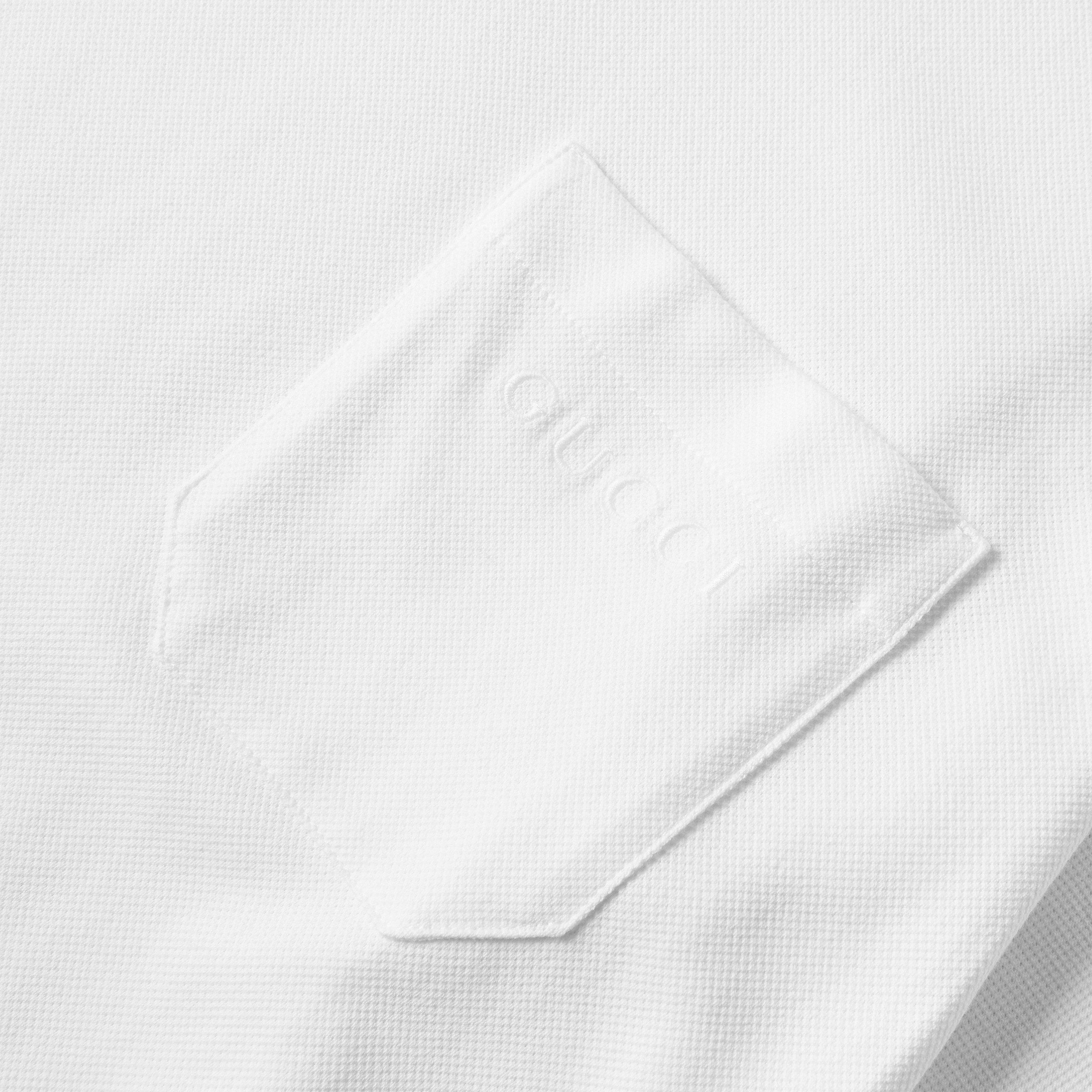 White - Gucci - Men's Short Sleeve Polo Shirt - 5