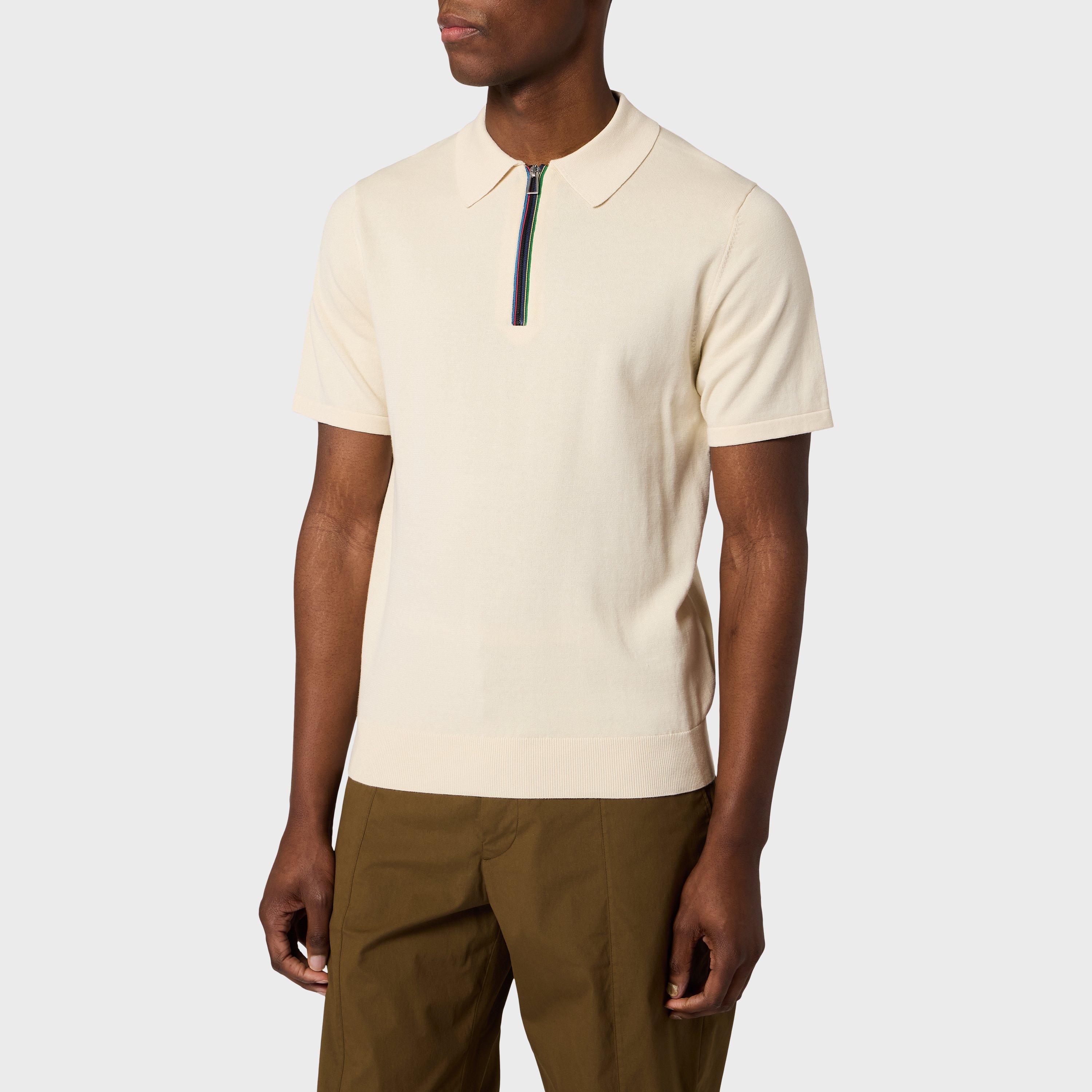 White 04 - PS Paul Smith - PS Rainbow Strp Polo Sn62 - 2