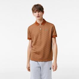 Lacoste Monogram Jacquard Polo