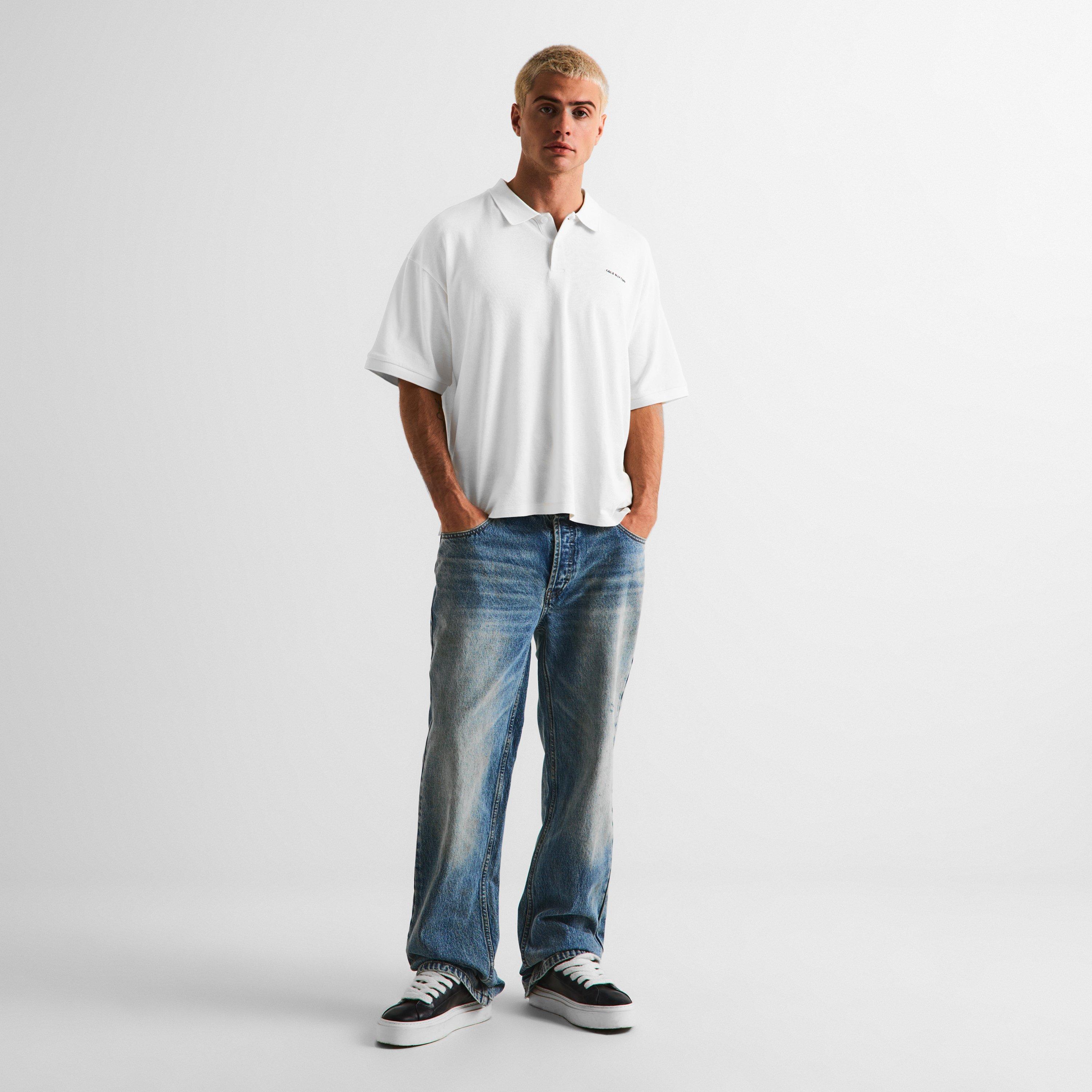 Vintage White - Cole Buxton - Men's Short Sleeve Polo Shirt - 6