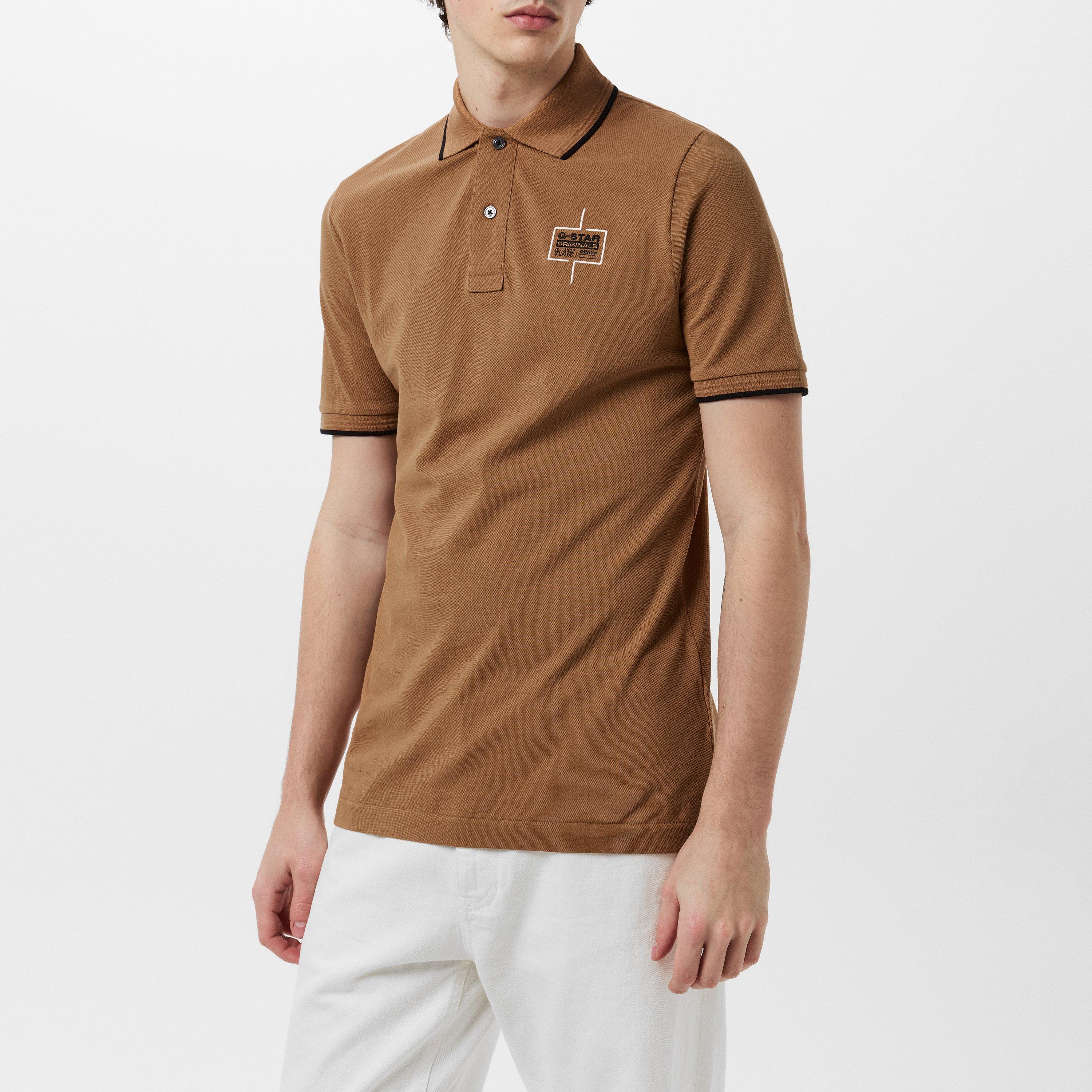 Scoiattolo - G Star - Chest Logo Striped Polo - 3