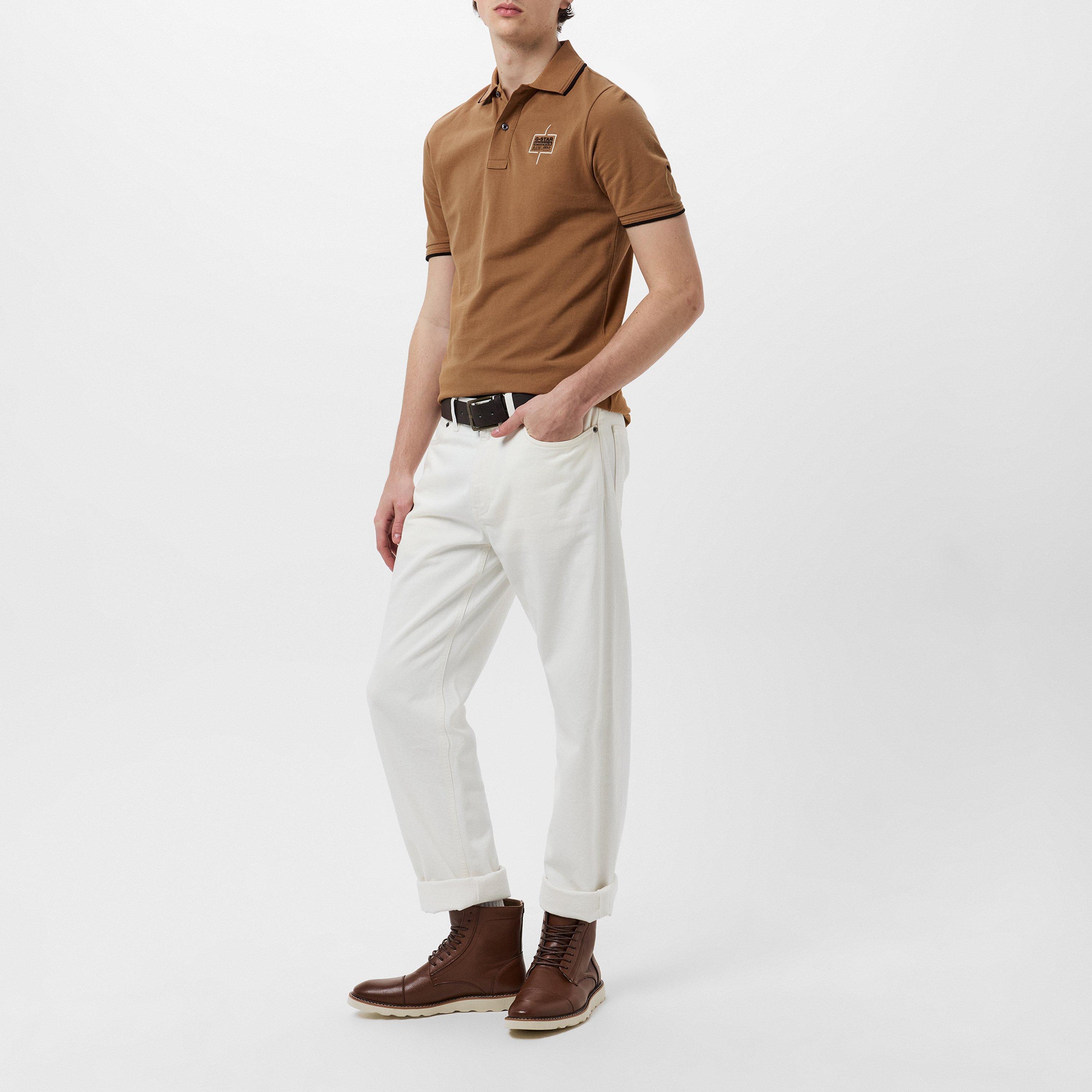 Scoiattolo - G Star - Chest Logo Striped Polo - 6