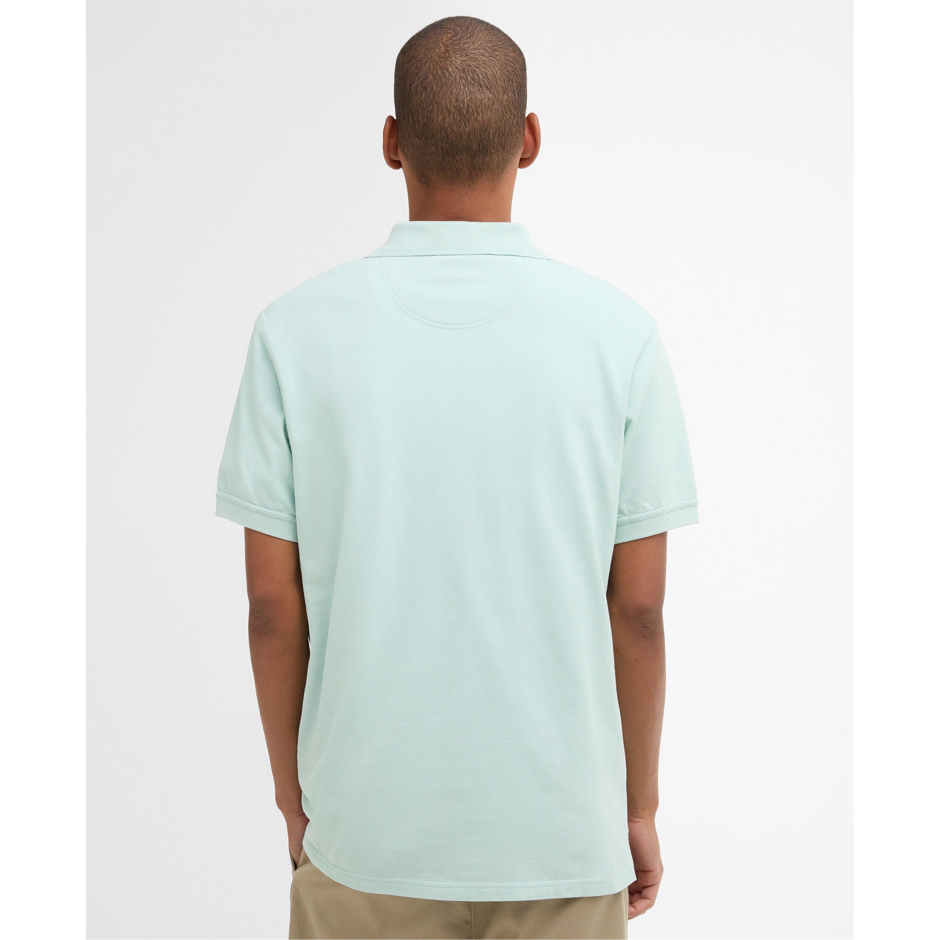 Mint Blue - Barbour - Men's Short Sleeve Polo Shirt - 3