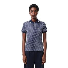 Lacoste Monogram Jacquard Polo Shirt