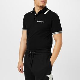 Palm Angels Embroidered Logo Polo Shirt