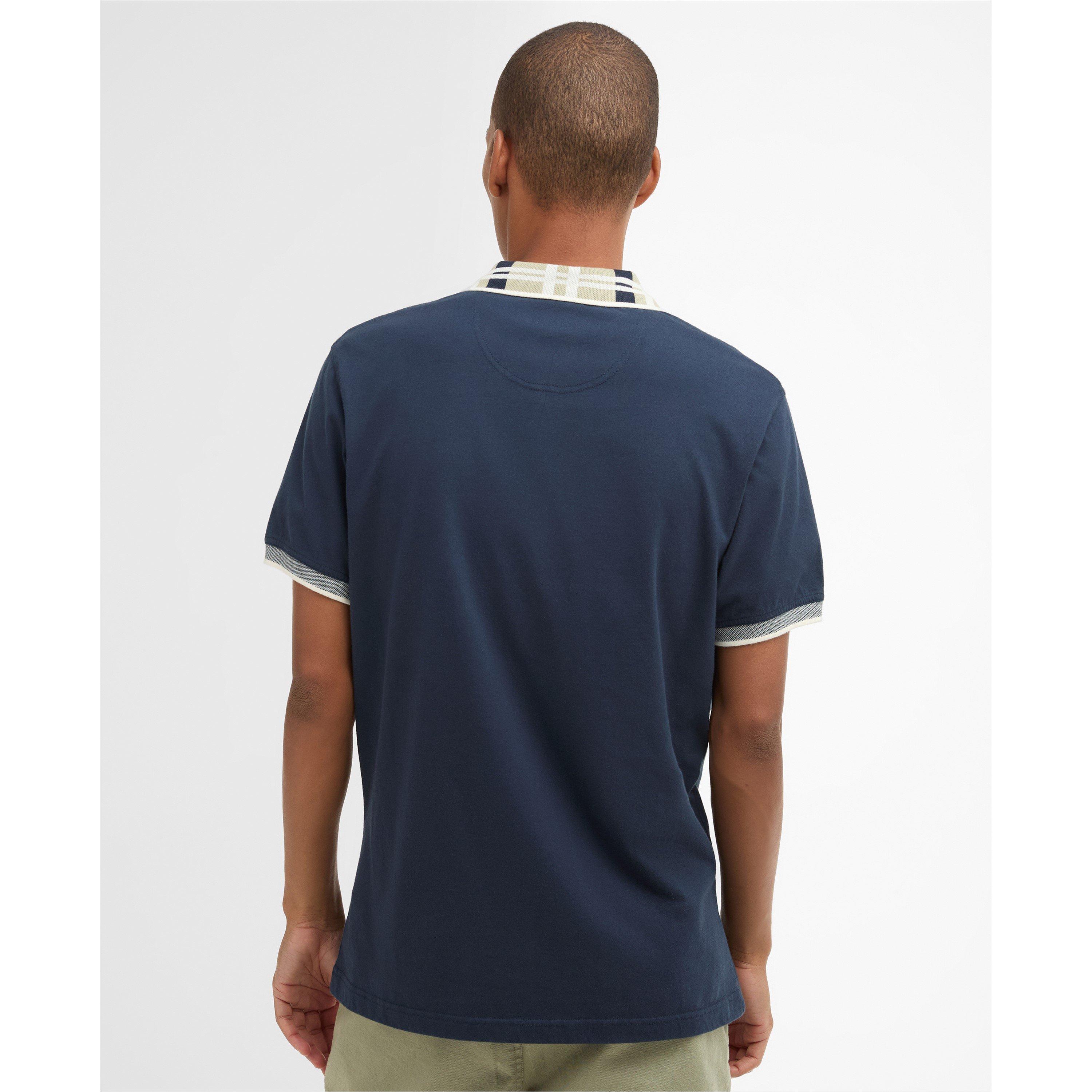 Navy - Barbour - Mens Callington Polo Shirt - 3