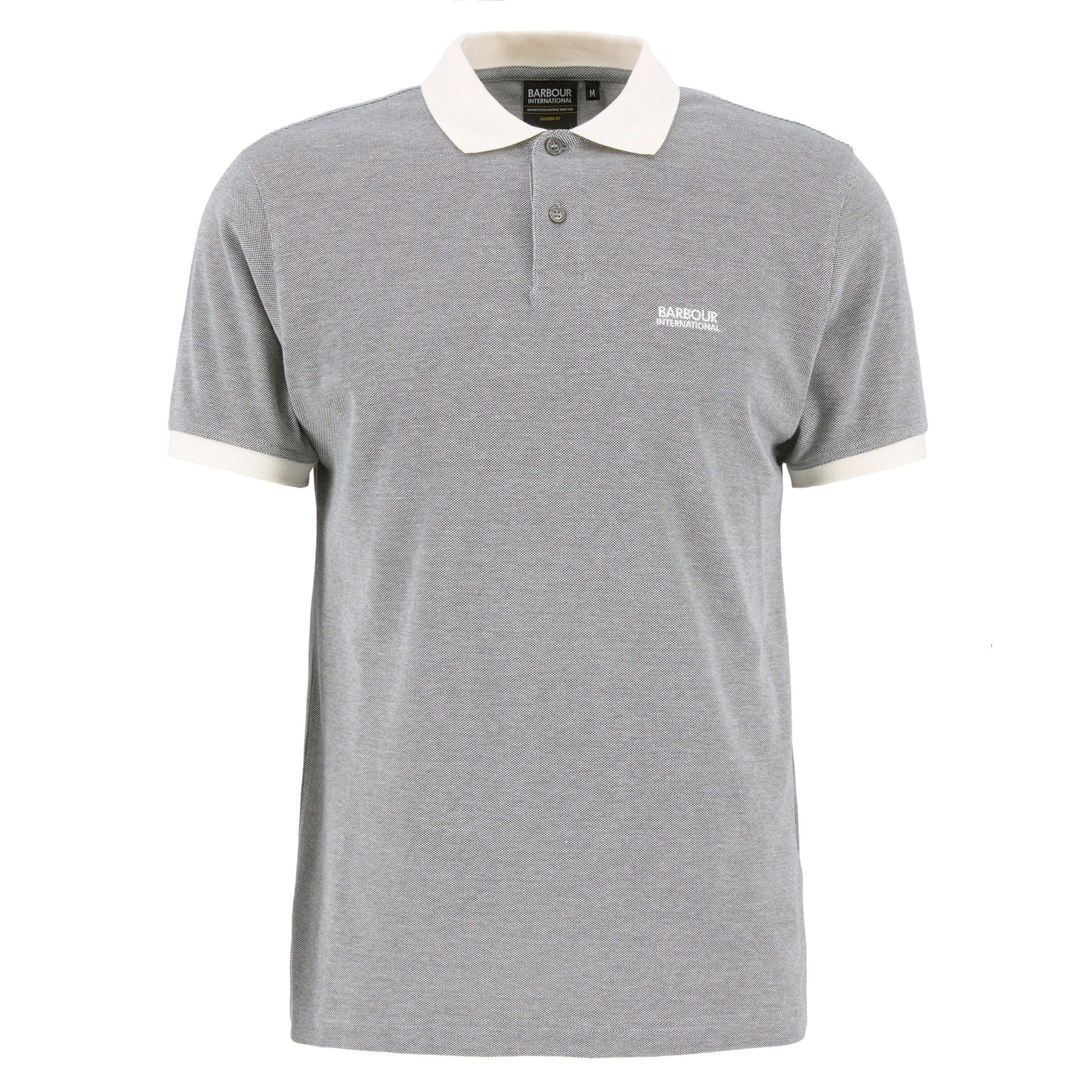 Barbour International Men's Short Sleeve Polo Shirt - Forest River - S