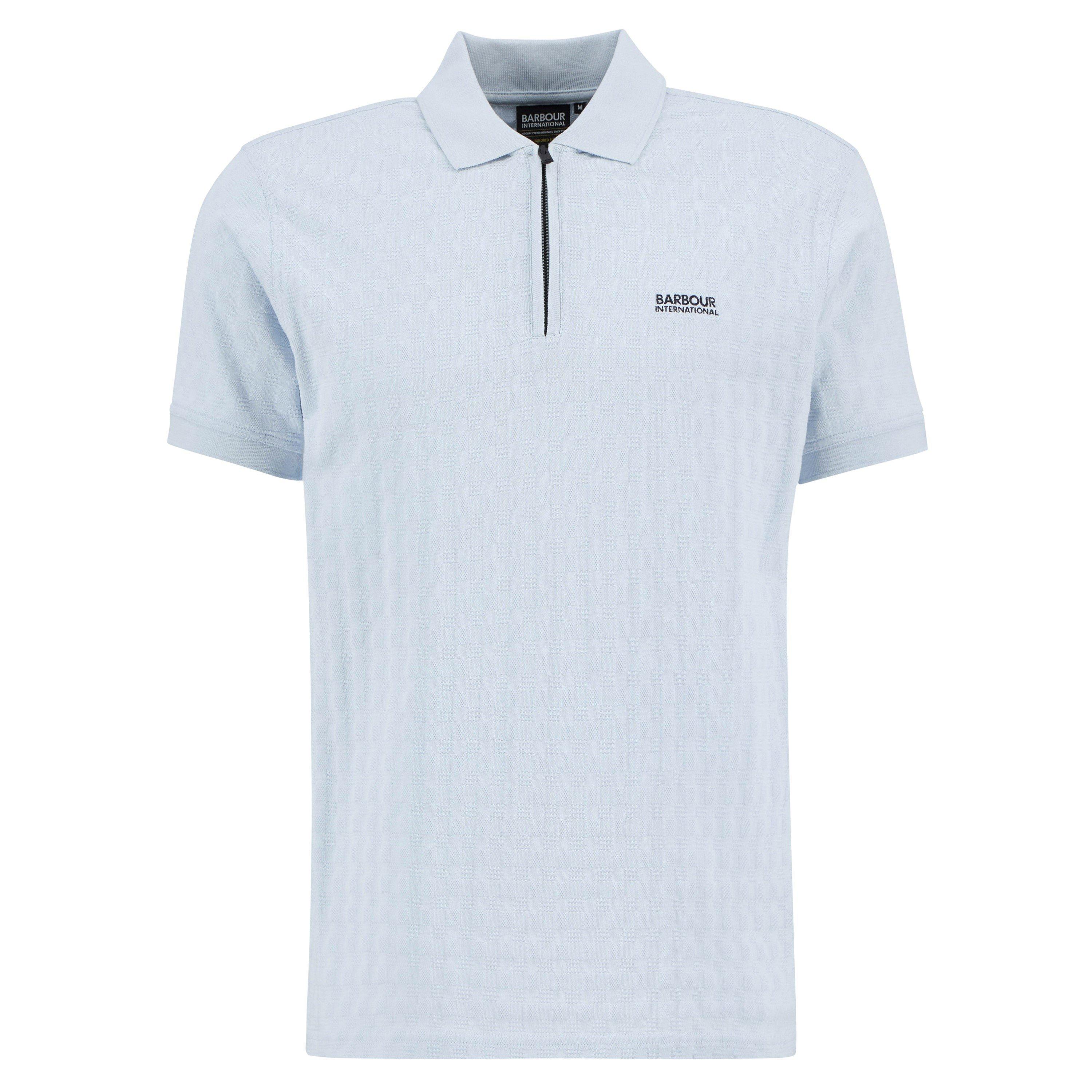Barbour International Men's Short Sleeve Polo Shirt - Skywriting - M