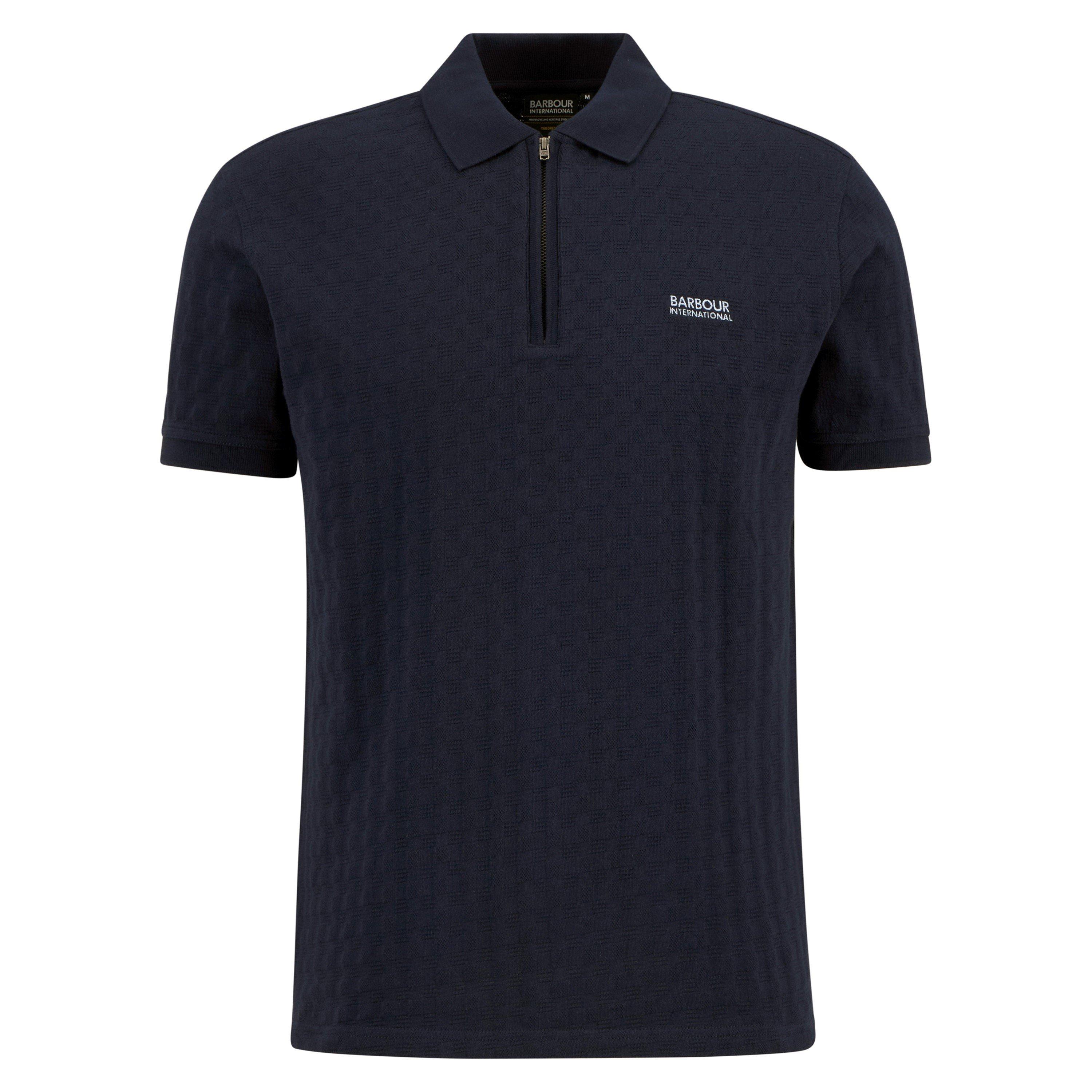 Barbour International Men's Short Sleeve Polo Shirt - Navy - M