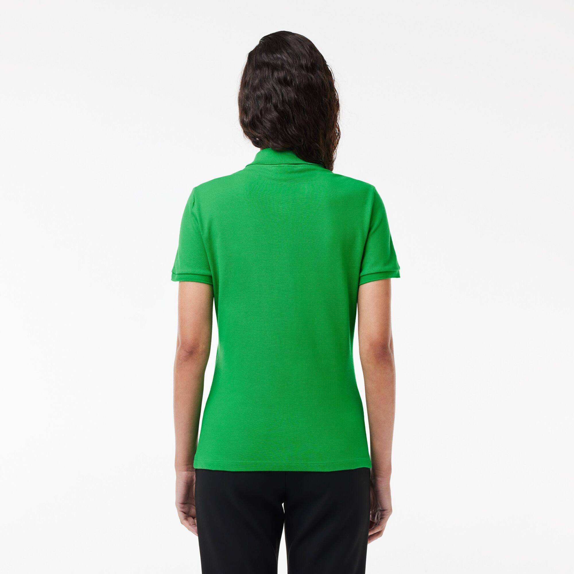 Calathea - Lacoste - Women's Slim Fit Stretch Mini Pique Short-Sleeve Polo Shirt - 3