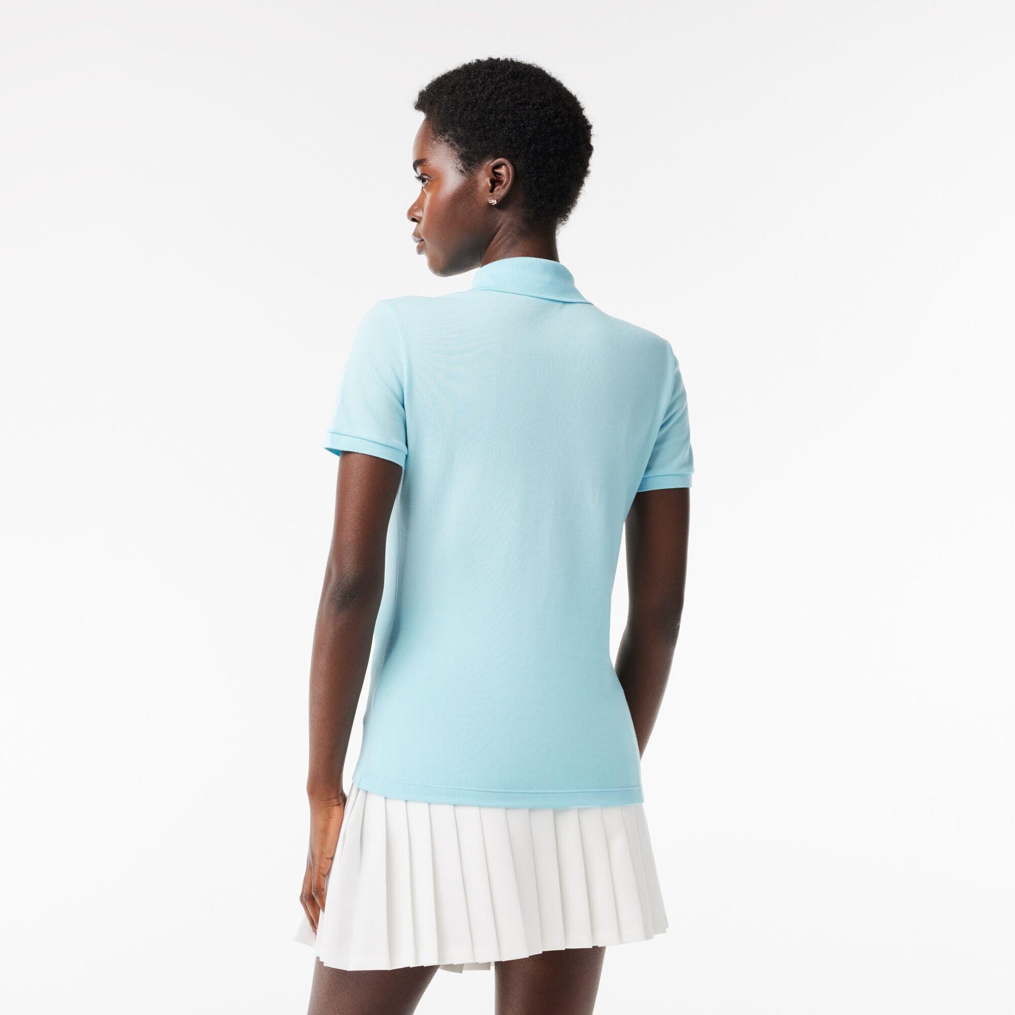 Agrion - Lacoste - Women's Slim Fit Stretch Mini Pique Short-Sleeve Polo Shirt - 3